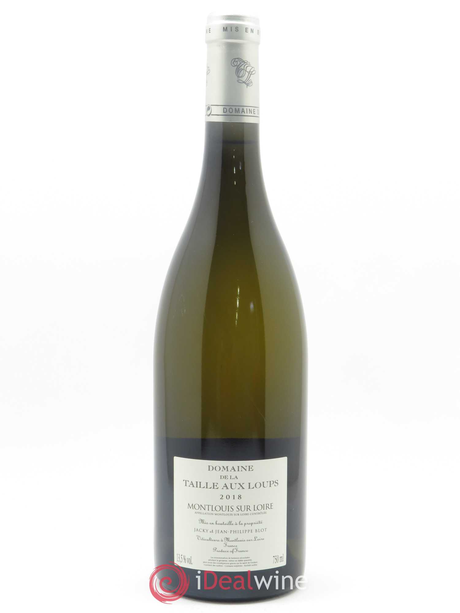 Montlouis-sur-Loire Rémus La Taille aux Loups - Jacky Blot 2018 - Lot de 1 bouteille - 1