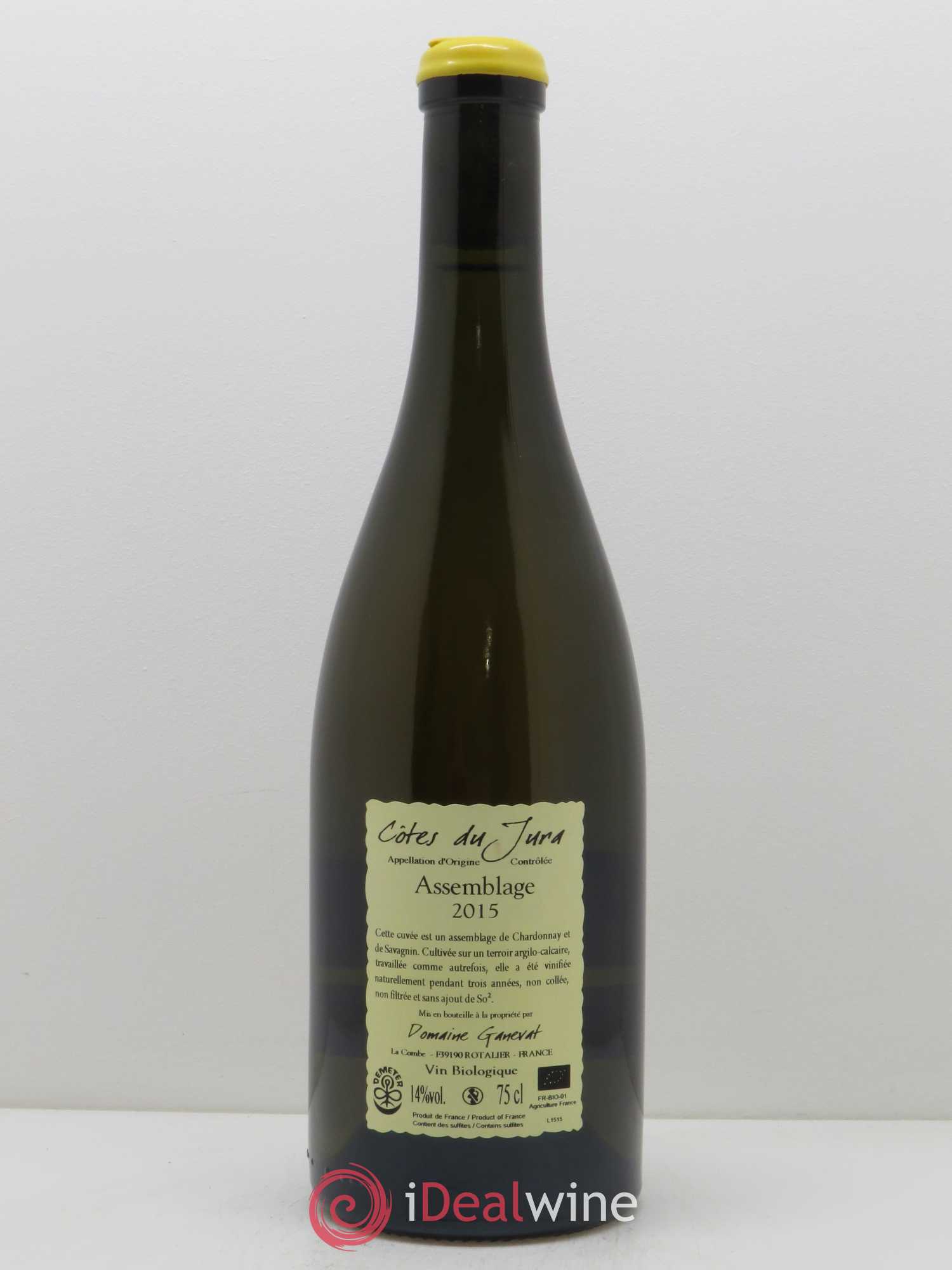 Côtes du Jura Cuvée Orégane Jean-François Ganevat (Domaine) 2015 - Lot de 1 bouteille - 1