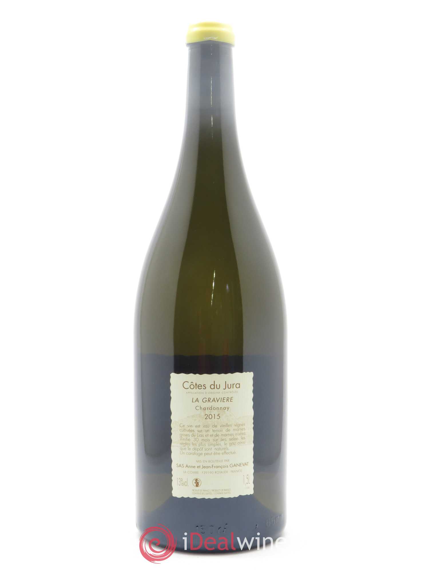 Côtes du Jura La Gravière Anne et Jean François Ganevat 2015 - Lot de 1 magnum - 1