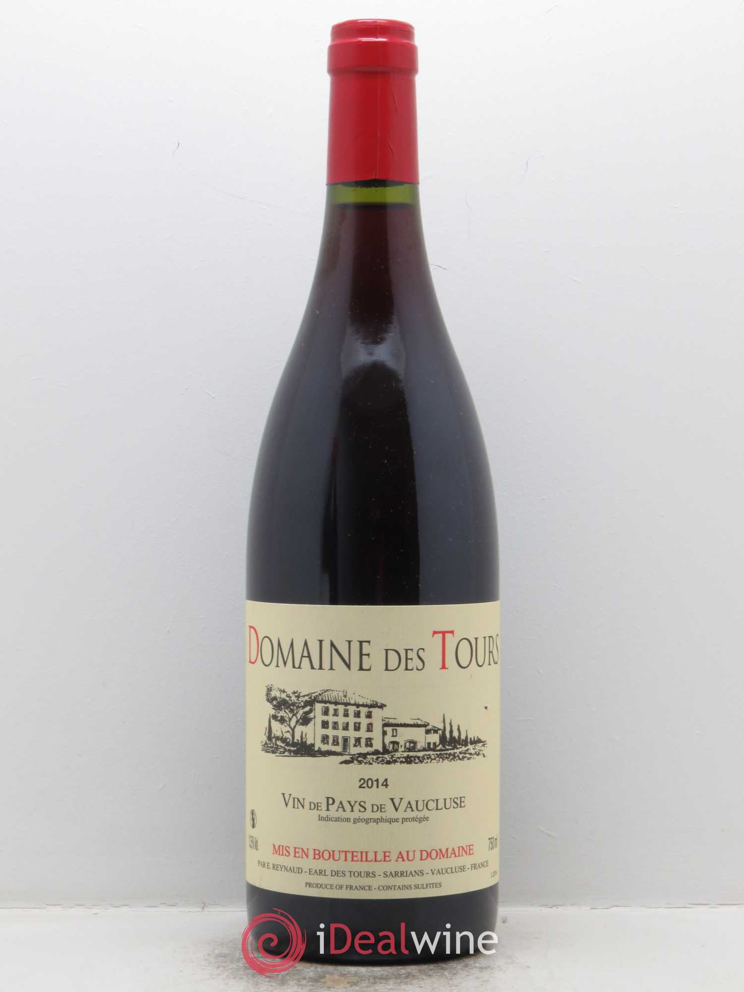 Vaucluse (Vin de Pays de Vaucluse) Domaine des Tours Emmanuel Reynaud 2014 - Lot de 1 bouteille - 0