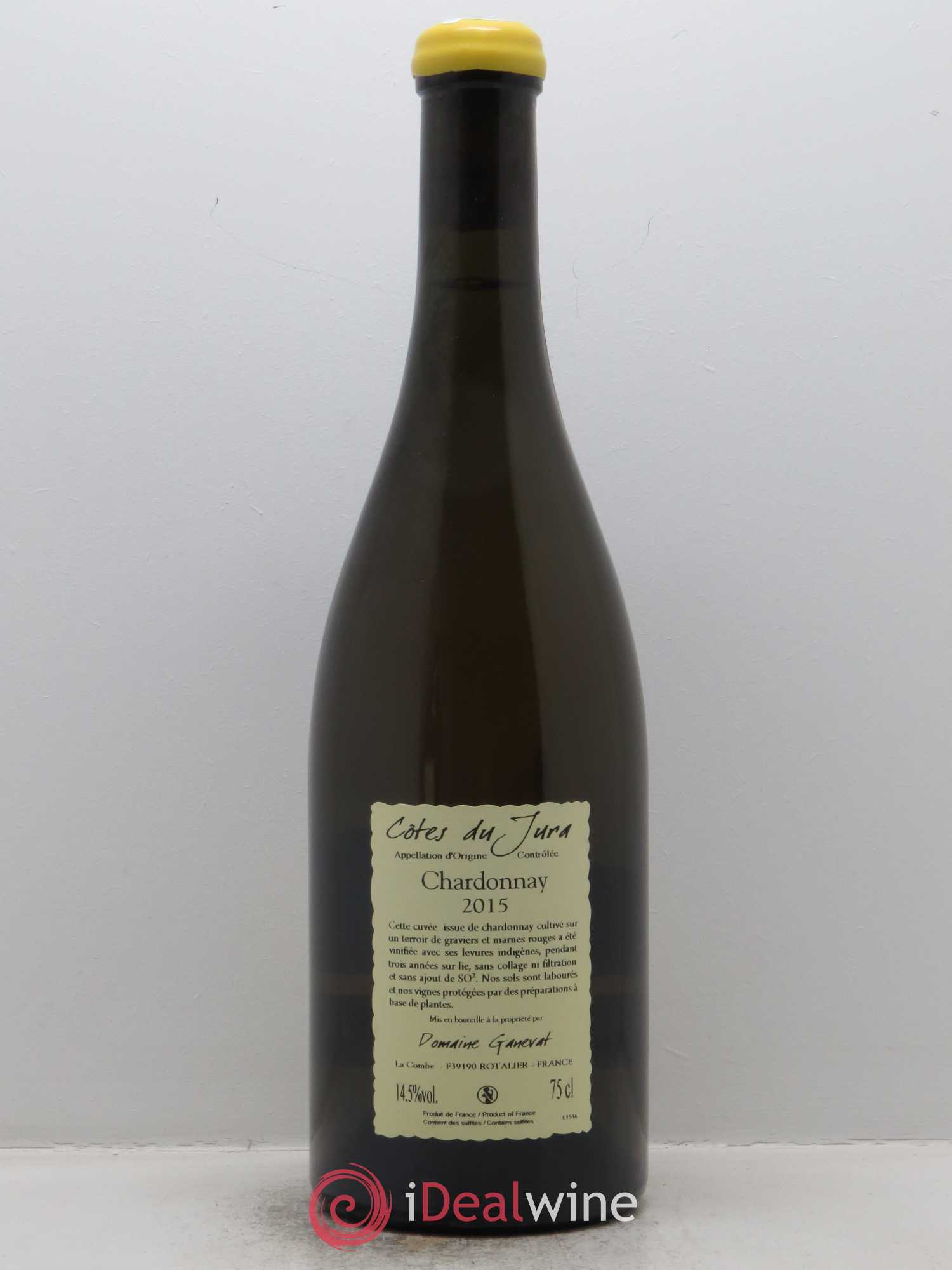 Côtes du Jura Les Gryphées Vieilles Vignes Jean-François Ganevat (Domaine) 2015 - Lot of 1 bottle - 1
