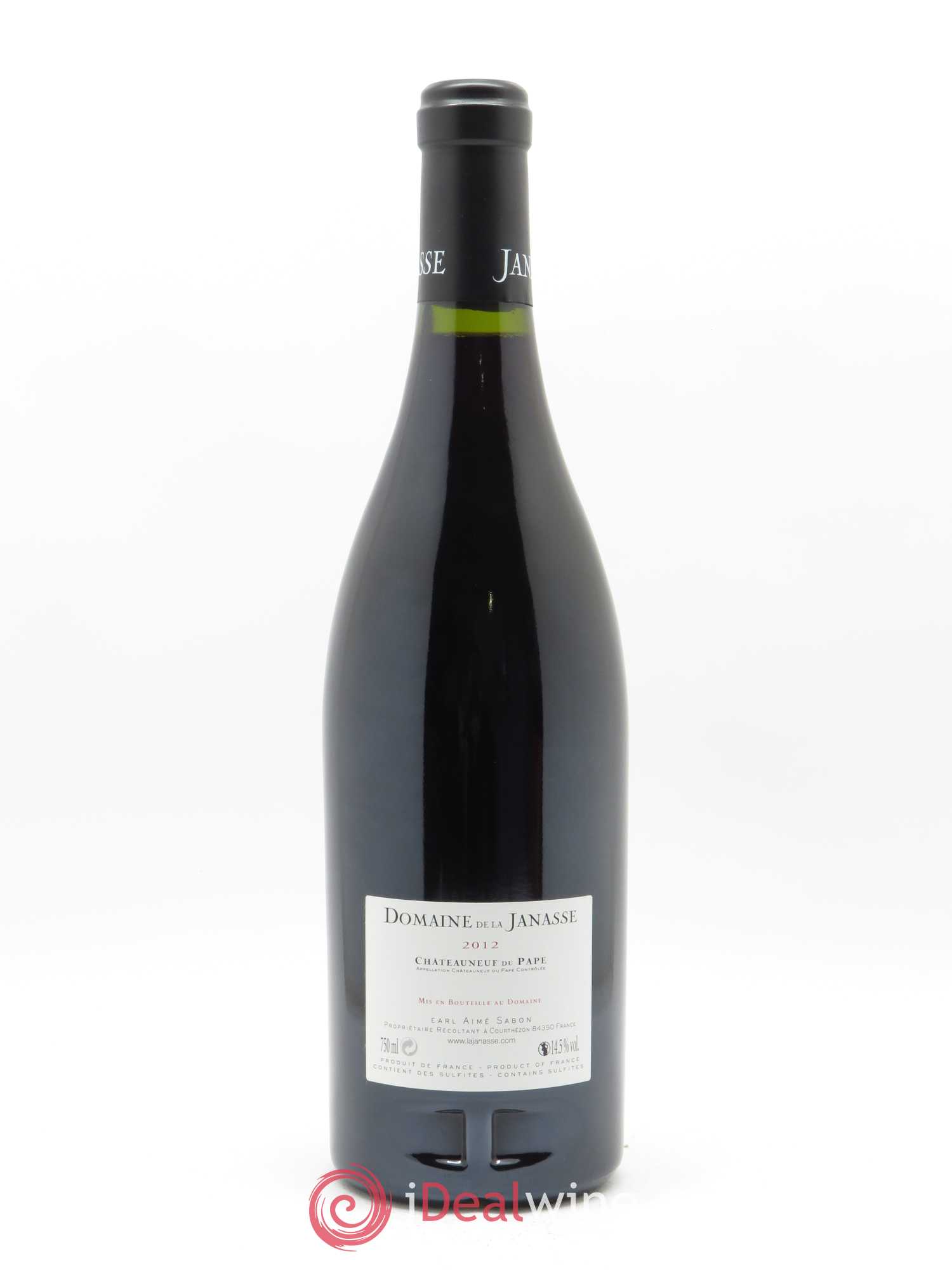 Châteauneuf-du-Pape La Janasse (Domaine de) 2012 - Lot de 1 bouteille - 1