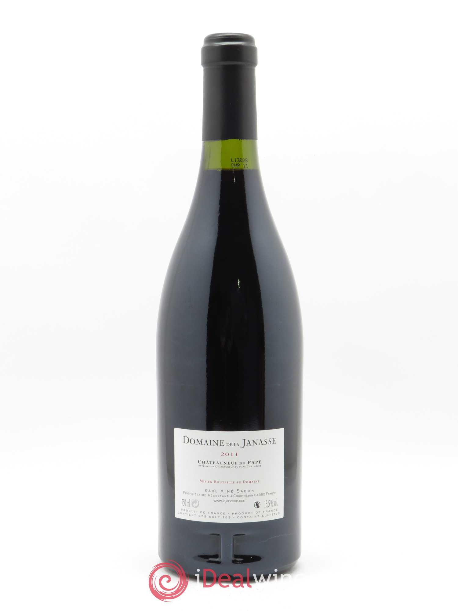 Châteauneuf-du-Pape La Janasse (Domaine de) 2011 - Lot de 1 bouteille - 1