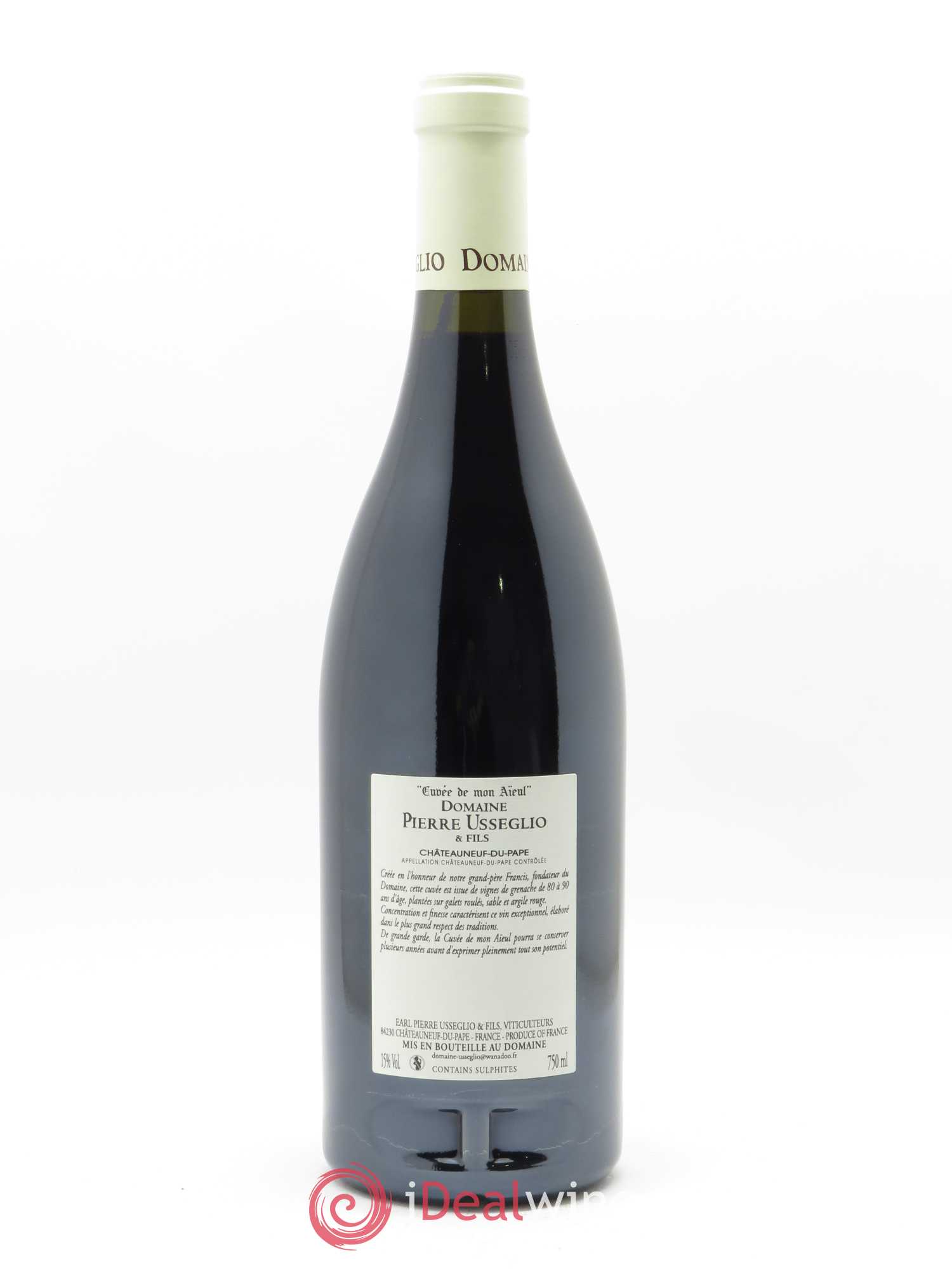 Châteauneuf-du-Pape Cuvée de mon Aïeul Pierre Usseglio & Fils 2009 - Lot de 1 bouteille - 1