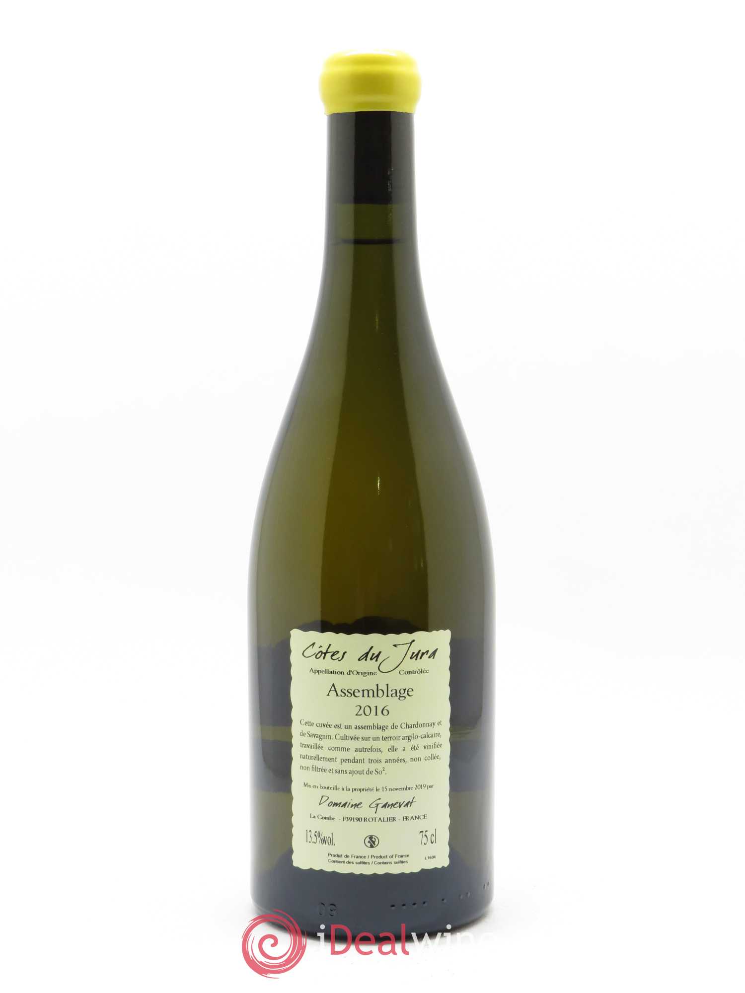 Côtes du Jura Cuvée Orégane Jean-François Ganevat (Domaine) 2016 - Lot de 1 bouteille - 1