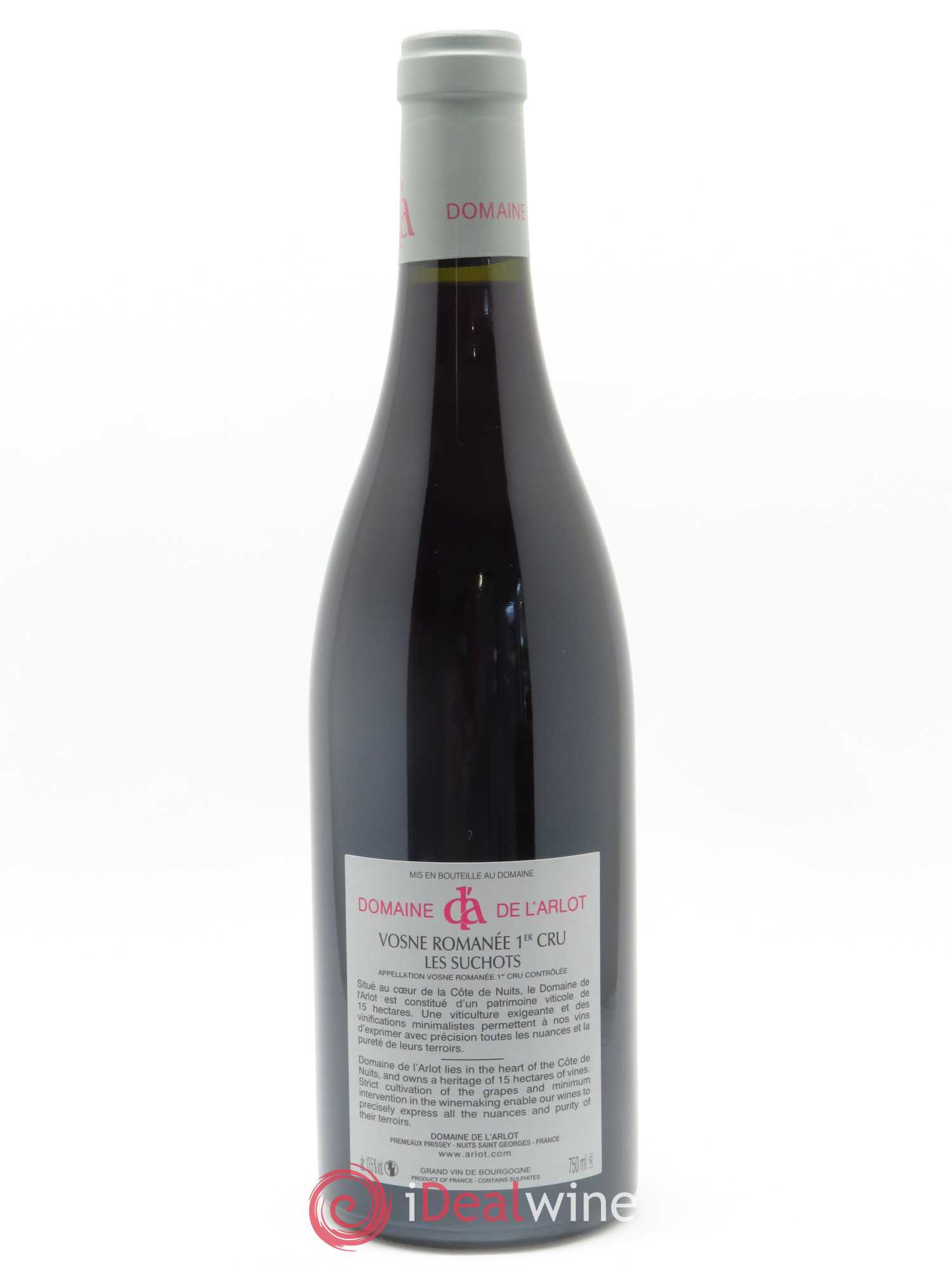 Vosne-Romanée 1er Cru Les Suchots Domaine de l'Arlot 2018 - Lot de 1 bouteille - 1