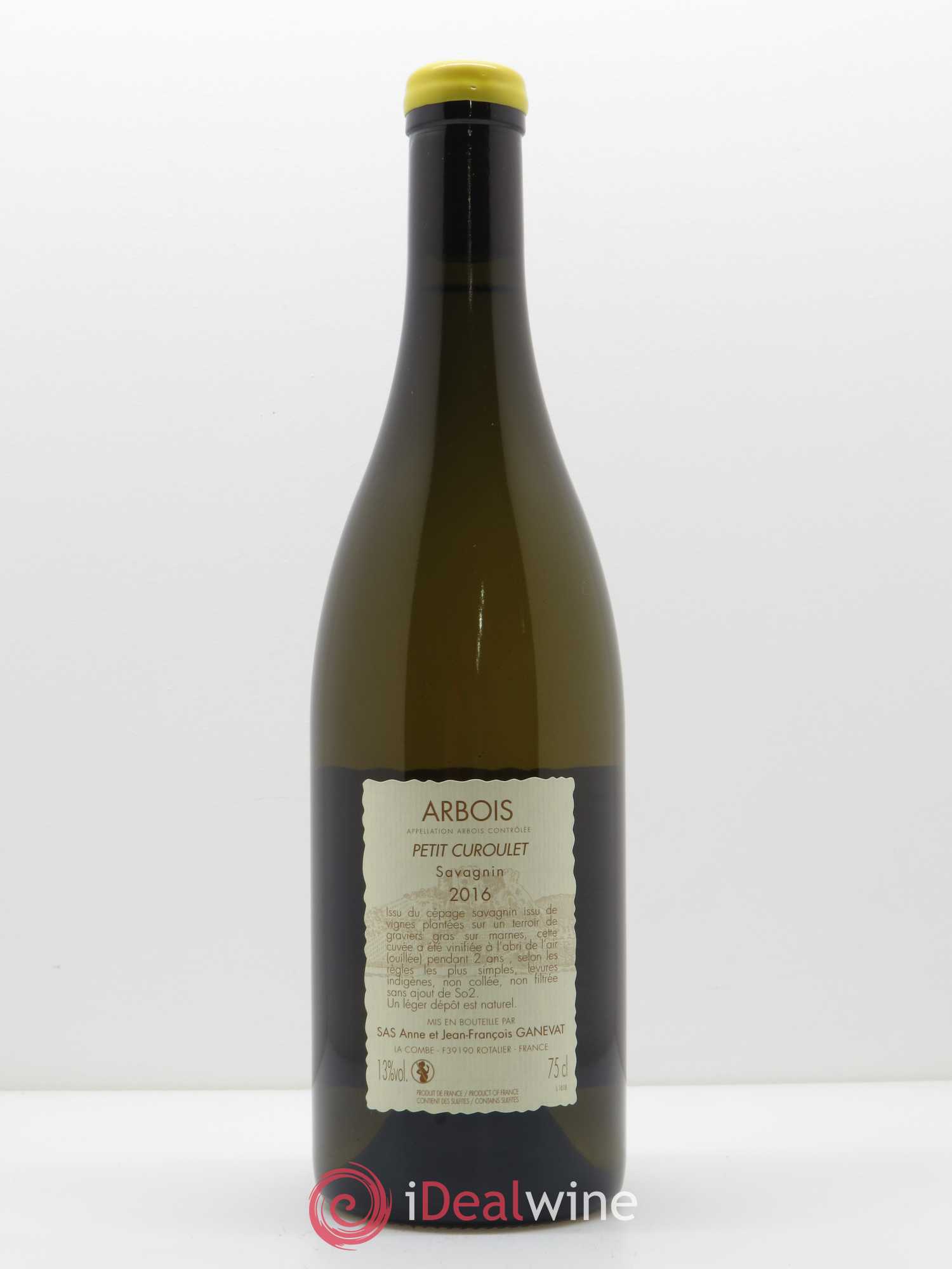 Arbois Petit Curoulet Anne et Jean François Ganevat 2016 - Lot de 1 bouteille - 1