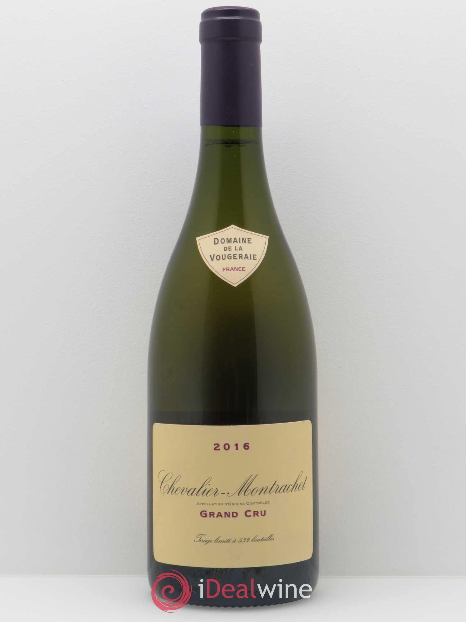 Chevalier-Montrachet Grand Cru La Vougeraie 2016 - Lot de 1 bouteille - 0