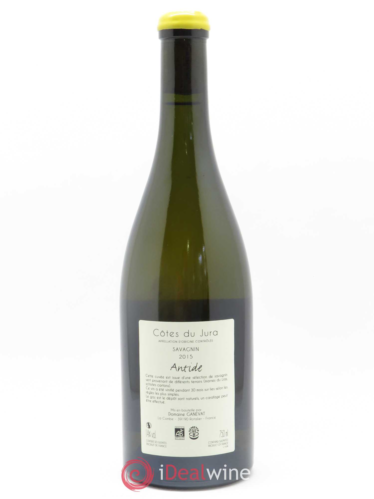 Côtes du Jura Savagnin Antide Jean-François Ganevat (Domaine) 2015 - Lot de 1 bouteille - 1