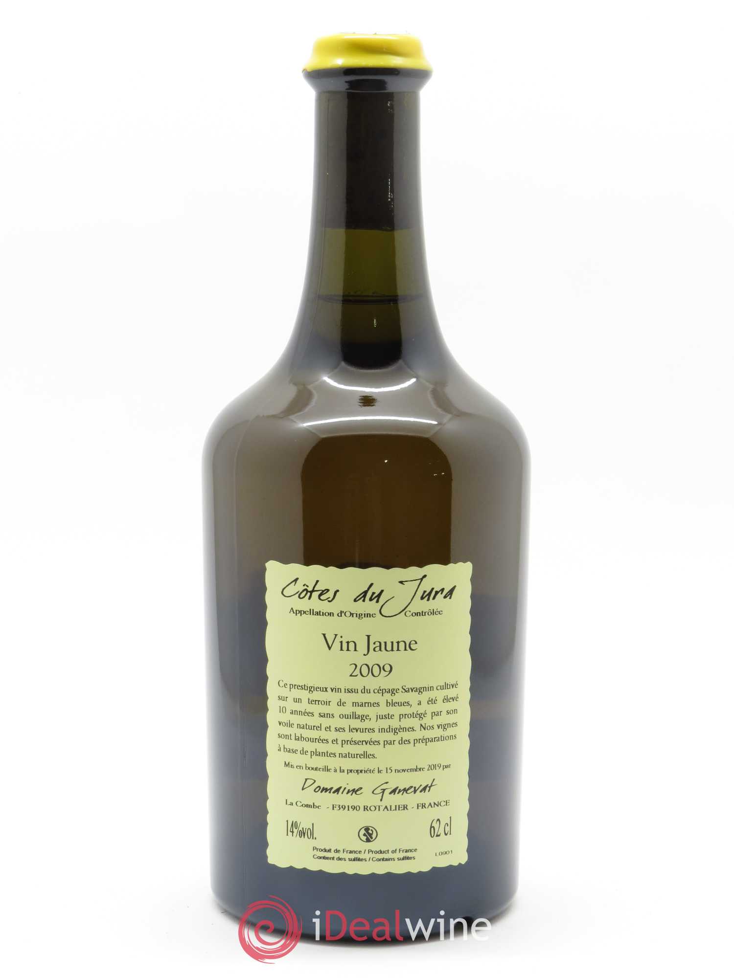 Arbois Vin Jaune Anne et Jean François Ganevat (62cl) 2009 - Lot de 1 bouteille - 1