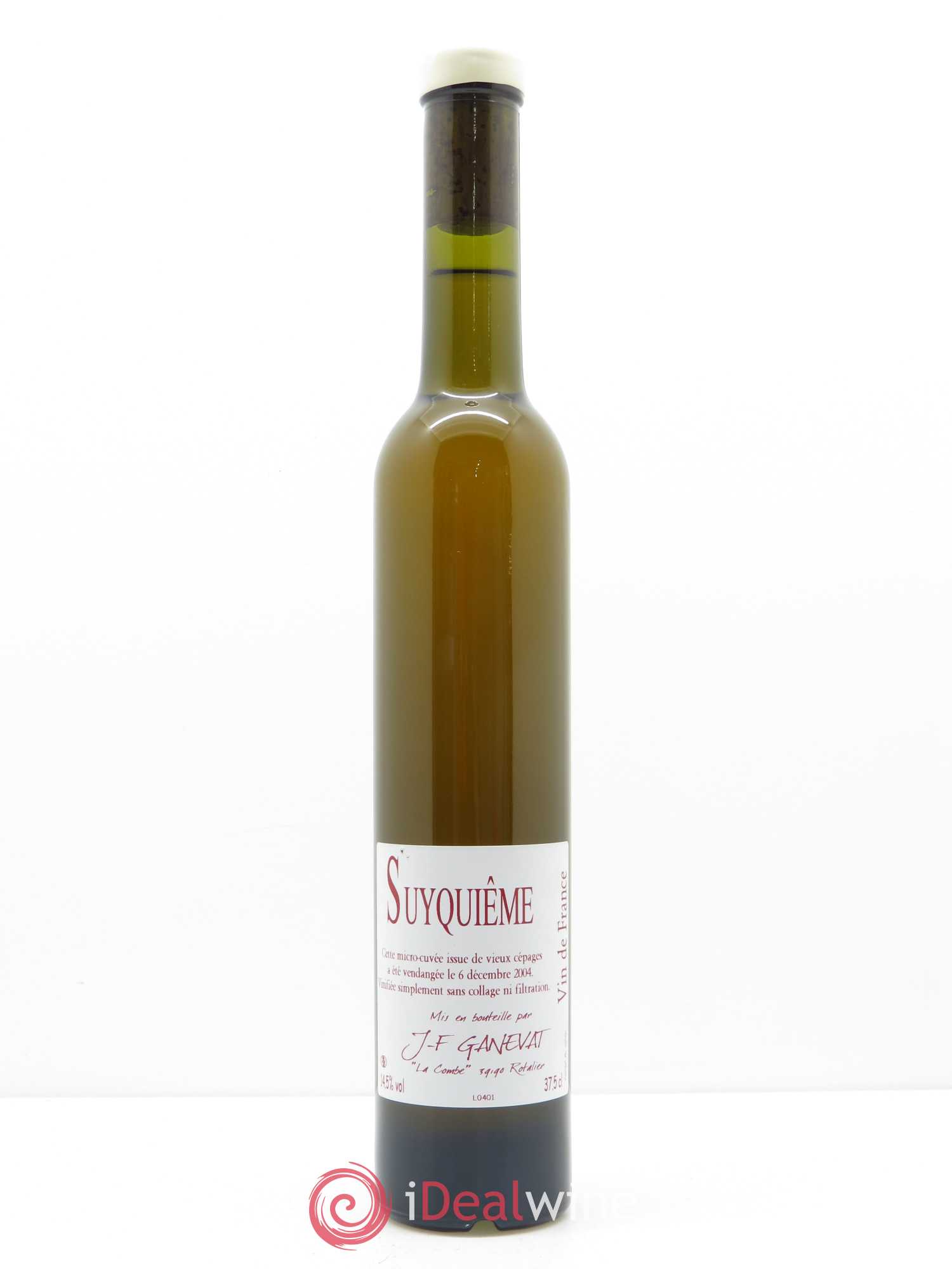 Vin de France Suyquième Anne et Jean François Ganevat - Posten von 1 Demi-Flasche - 0