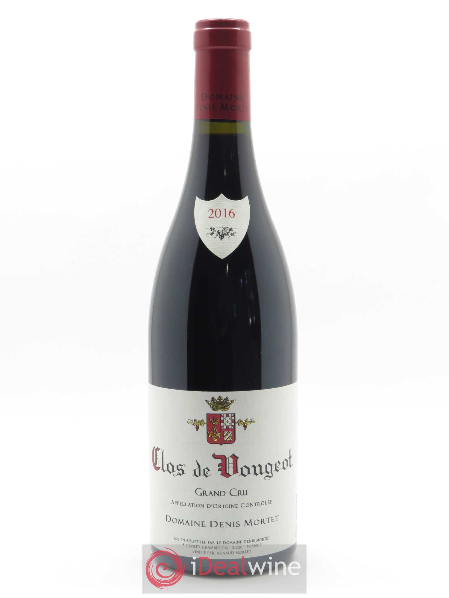 Clos de Vougeot Grand Cru Denis Mortet (Domaine) 2016 - Lot de 1 bouteille - 0