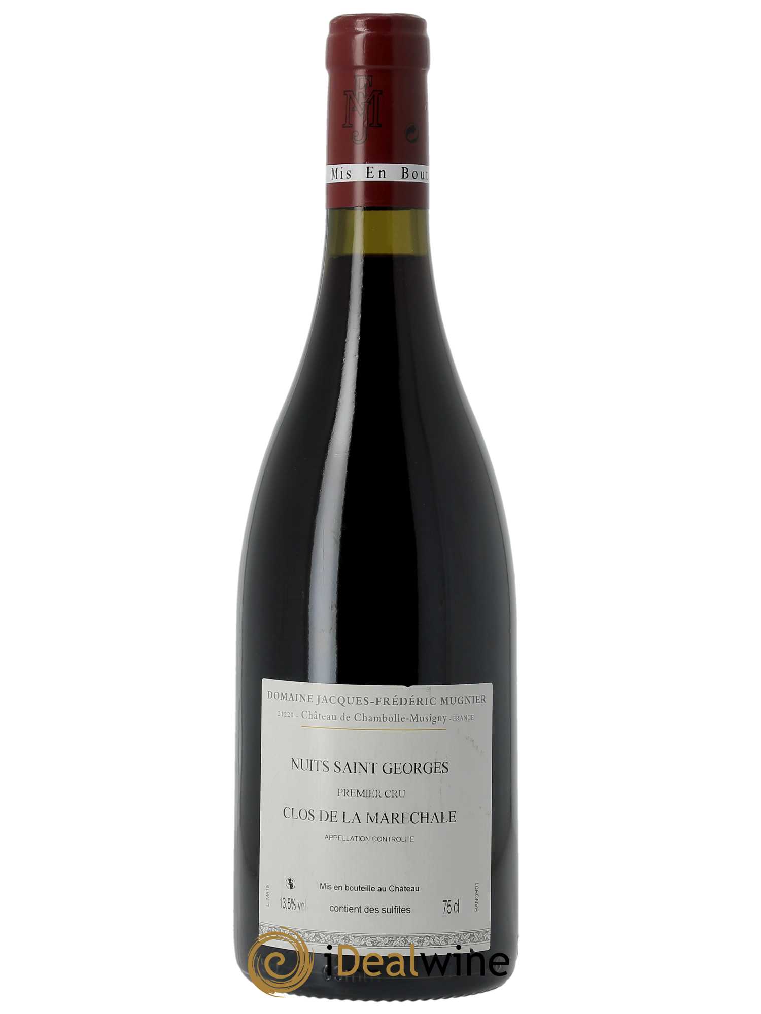 Nuits-Saint-Georges 1er Cru Clos de La Maréchale Jacques-Frédéric Mugnier 2015 - Lot de 1 bouteille - 1