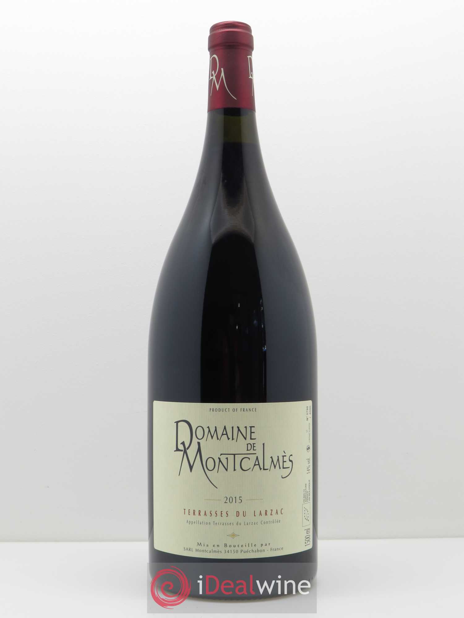 Terrasses du Larzac Domaine de Montcalmès Frédéric Pourtalié 2015 - Lot de 1 magnum - 0