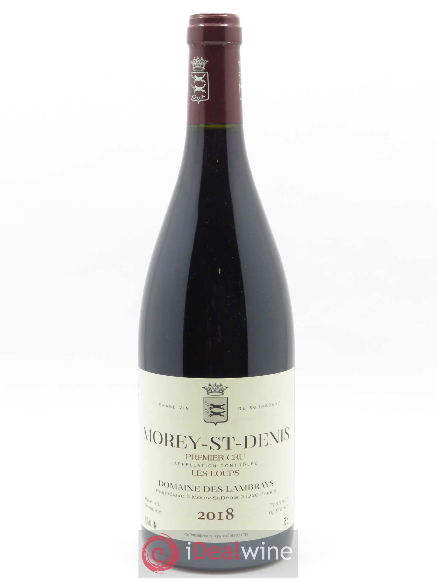 Morey-Saint-Denis 1er Cru Les Loups Domaine des Lambrays 2018 - Lot de 1 bouteille - 0