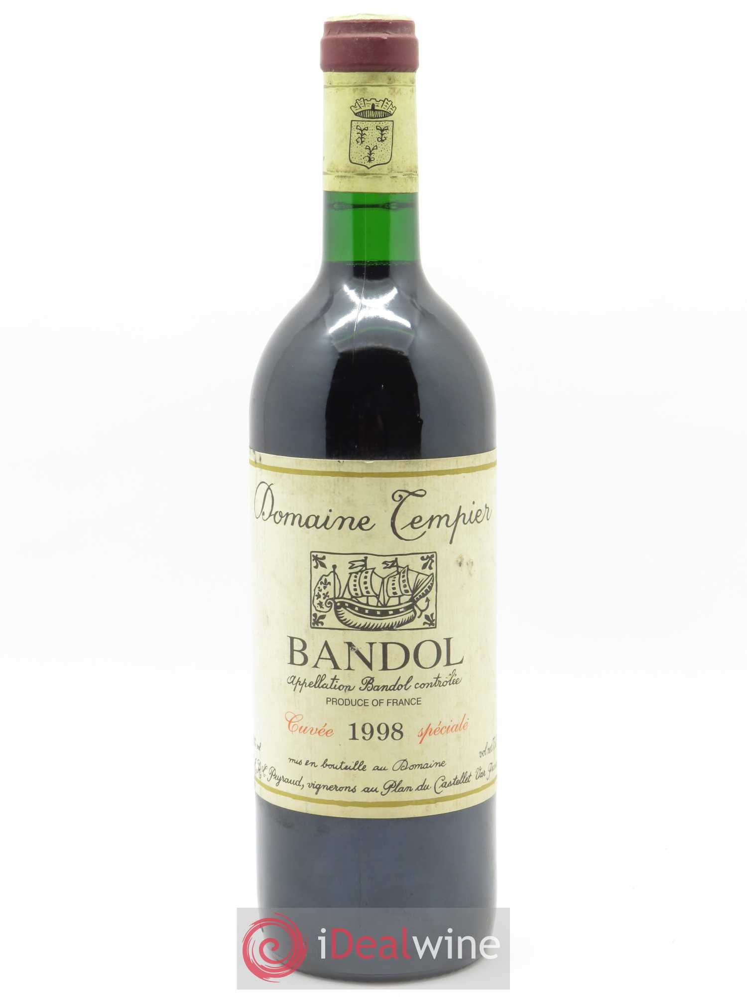 Bandol Domaine Tempier Cuvée spéciale Famille Peyraud 1998 - Lot de 1 bouteille - 0