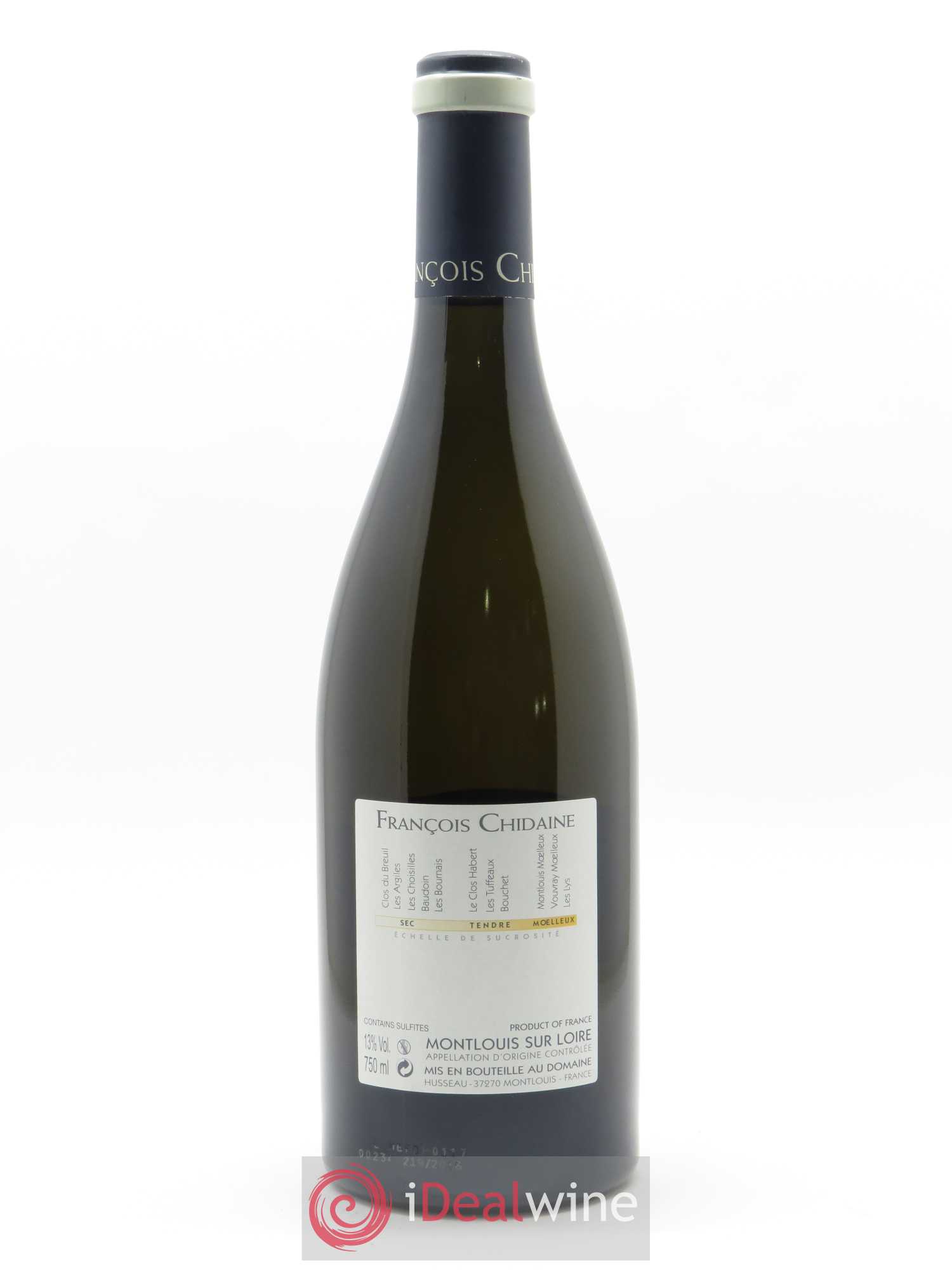 Montlouis-sur-Loire Les Bournais Franc de Pied François Chidaine 2017 - Lot of 1 bottle - 1