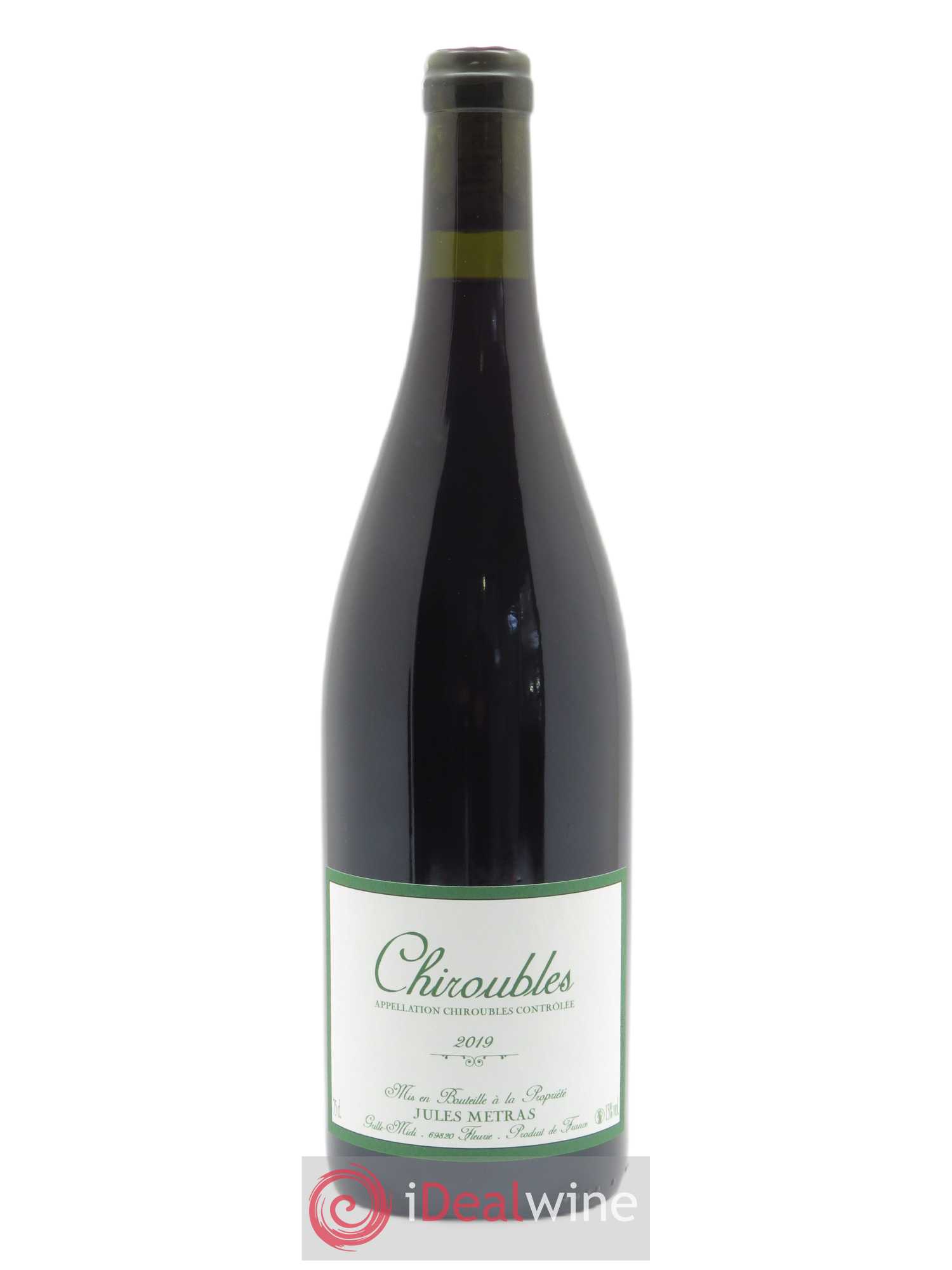 Chiroubles Jules Métras (Domaine) 2019 - Lot de 1 bouteille - 0