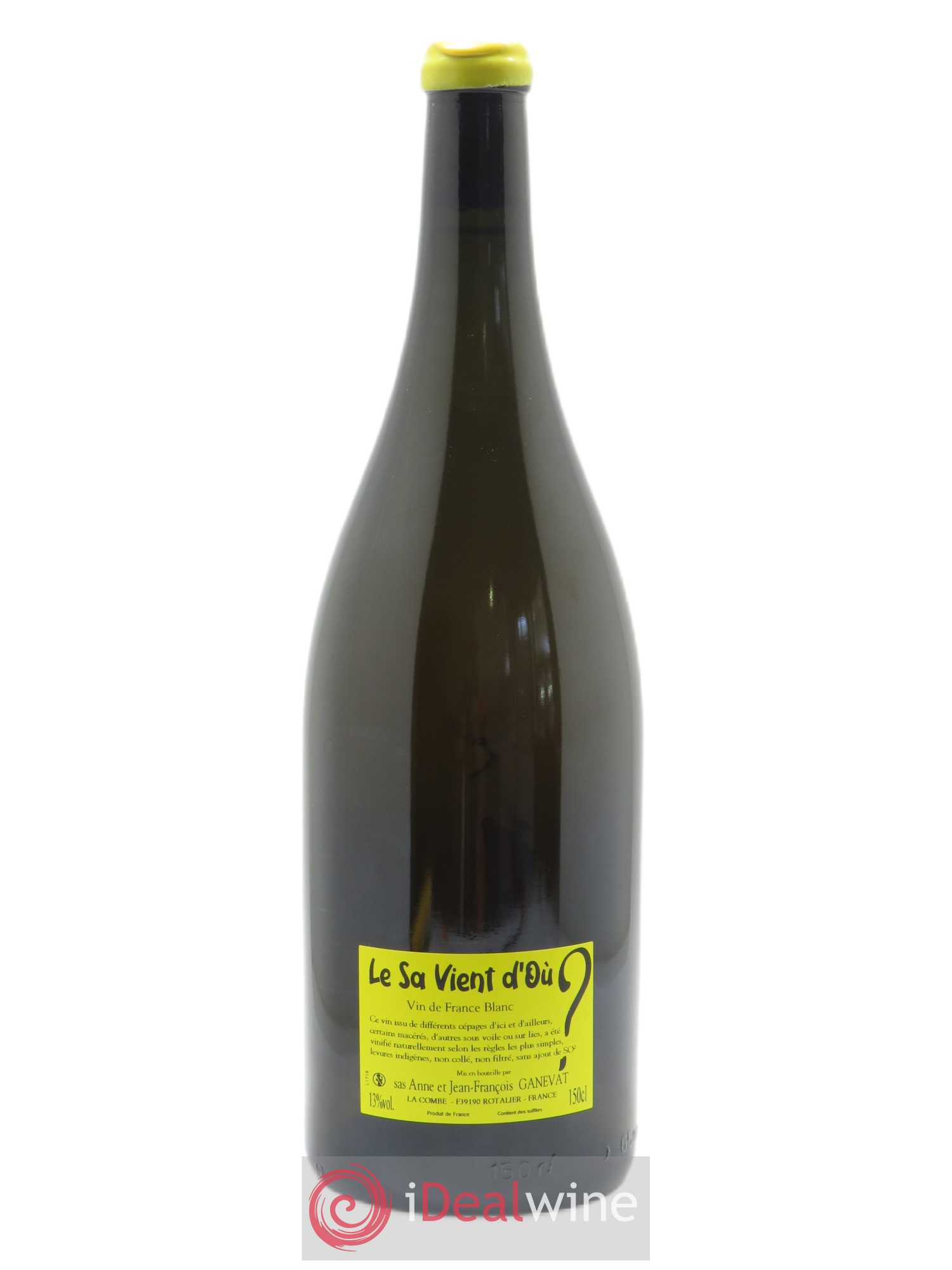 Vin de France Le Sa Vient d'Ou Anne et Jean François Ganevat - Lot de 1 magnum - 1