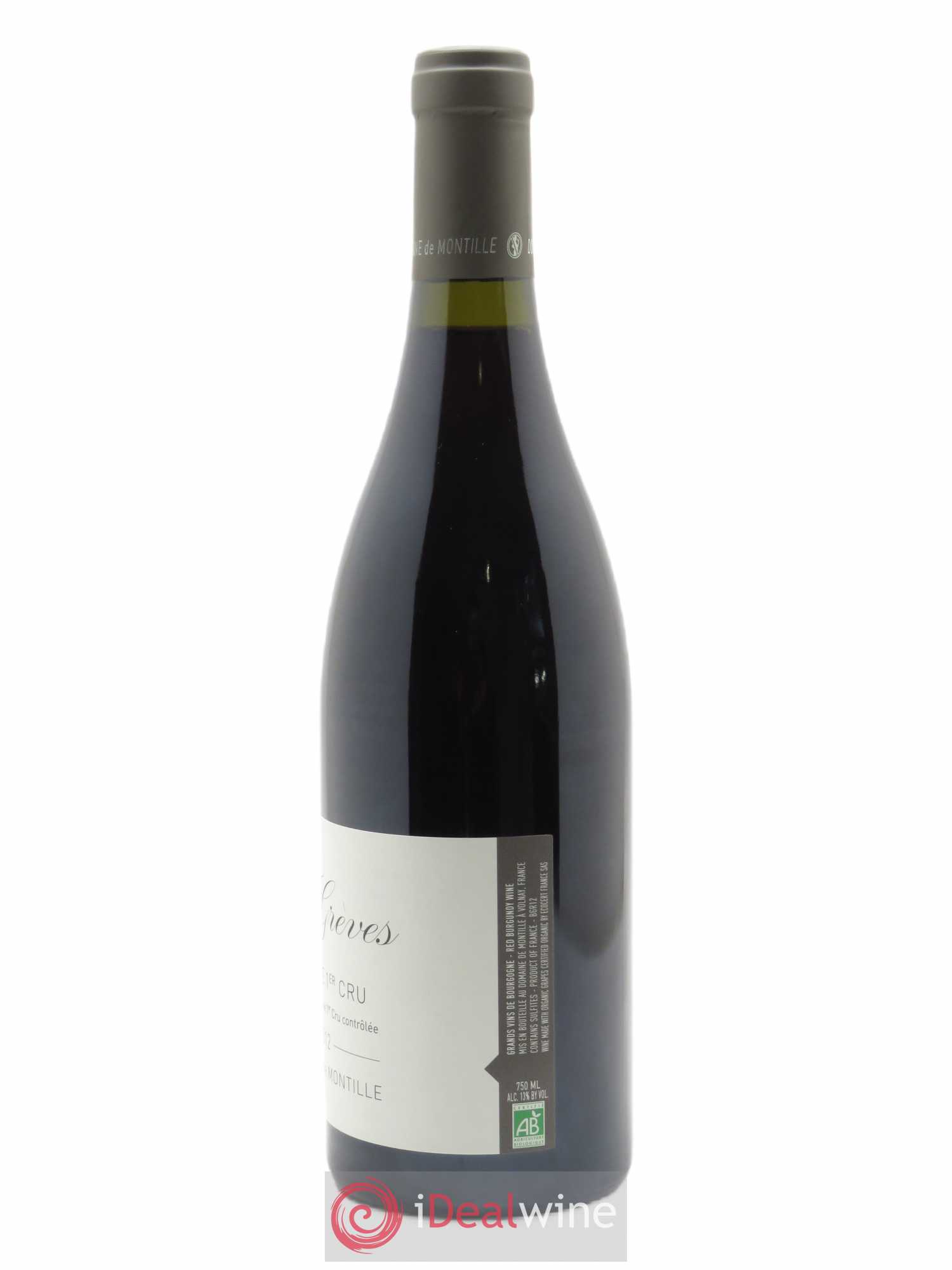 Beaune 1er Cru Les Grèves De Montille (Domaine) 2012 - Lot de 1 bouteille - 1