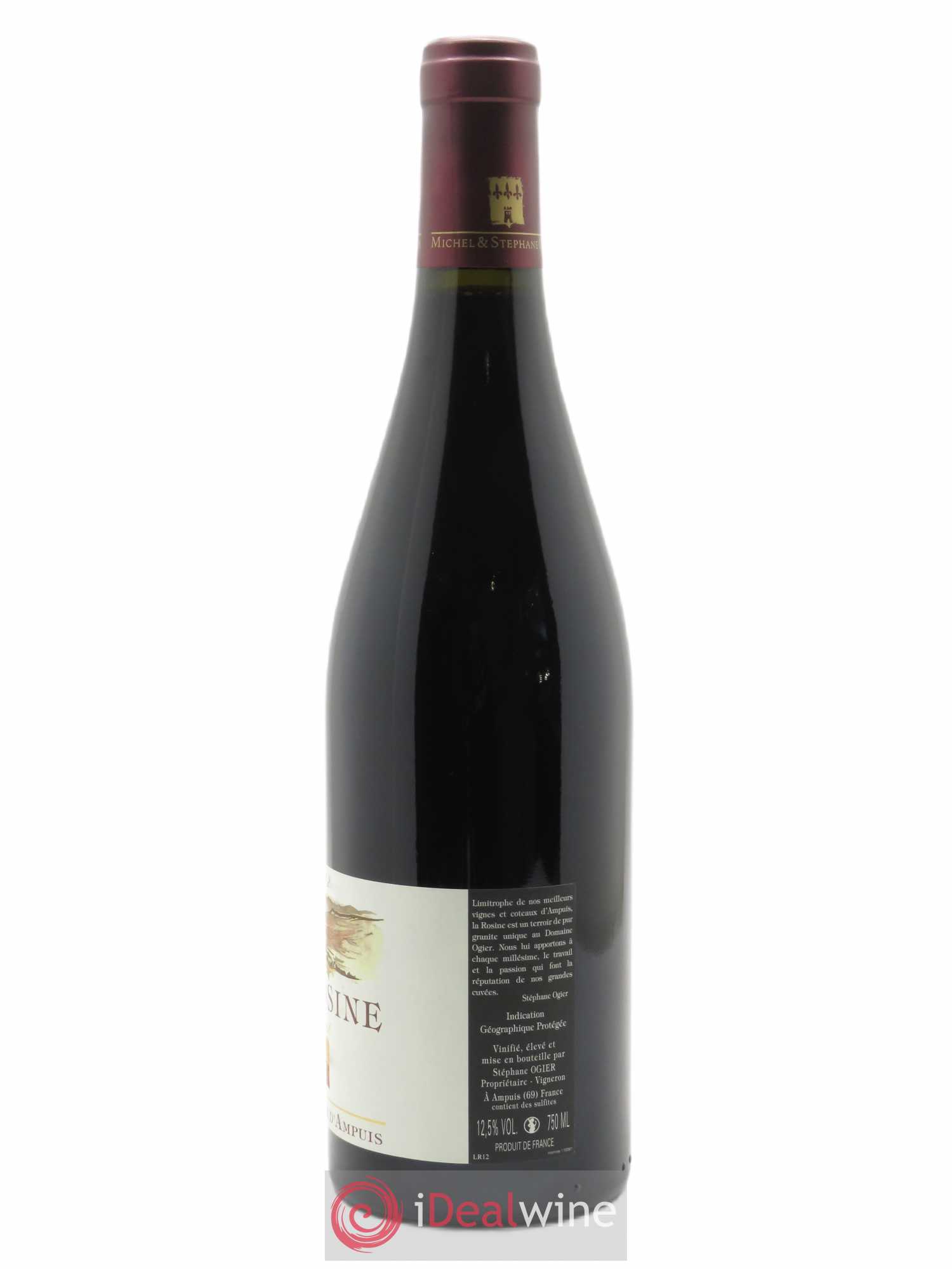 Collines Rhodaniennes La Rosine Stéphane Ogier 2012 - Lot de 1 bouteille - 1