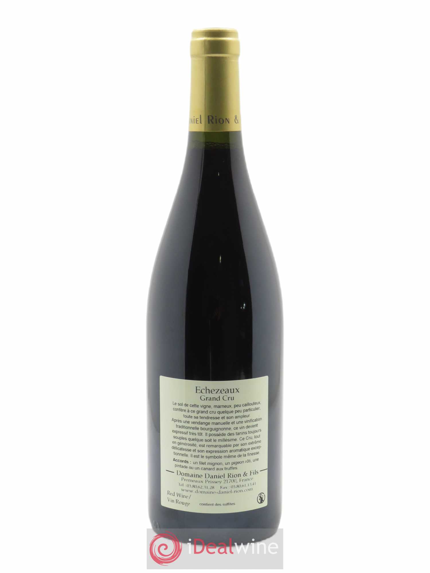 Echezeaux Grand Cru Daniel Rion 2014 - Lot de 1 bouteille - 1