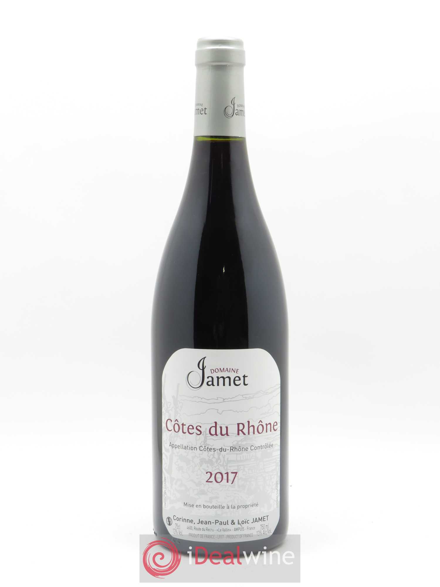 Côtes-du-Rhône Jamet (Domaine) 2017 - Lot de 1 bouteille - 0