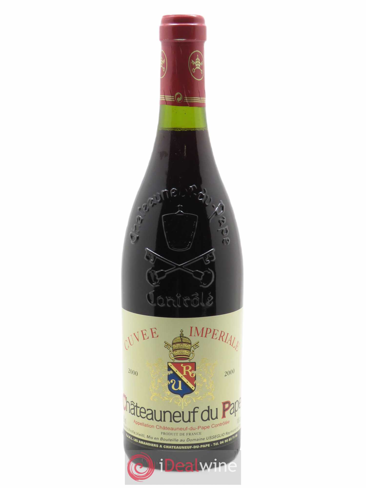 Châteauneuf-du-Pape Cuvée Impériale Raymond Usseglio & Fils (Domaine) 2000 - Lot de 1 bouteille - 0