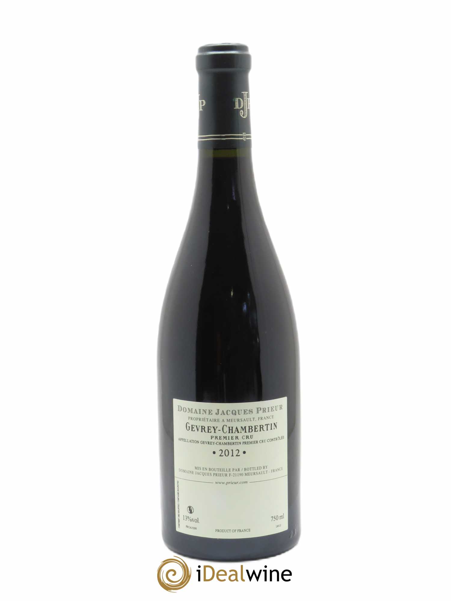 Gevrey-Chambertin 1er Cru Jacques Prieur (Domaine) 2012 - Lot de 1 bouteille - 1