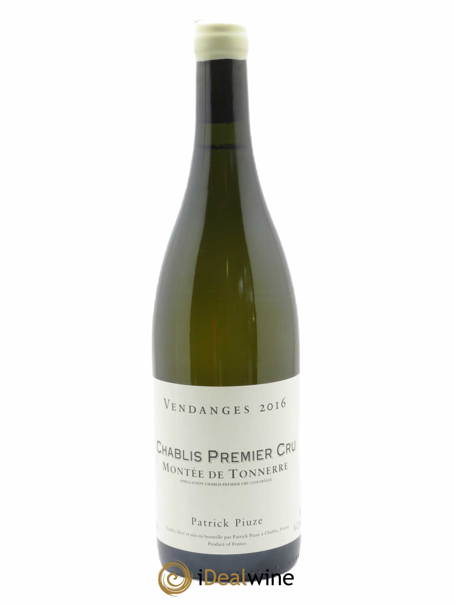 Chablis 1er Cru Montée de Tonnerre Patrick Piuze (Domaine) 2016 - Lot de 1 bouteille - 0