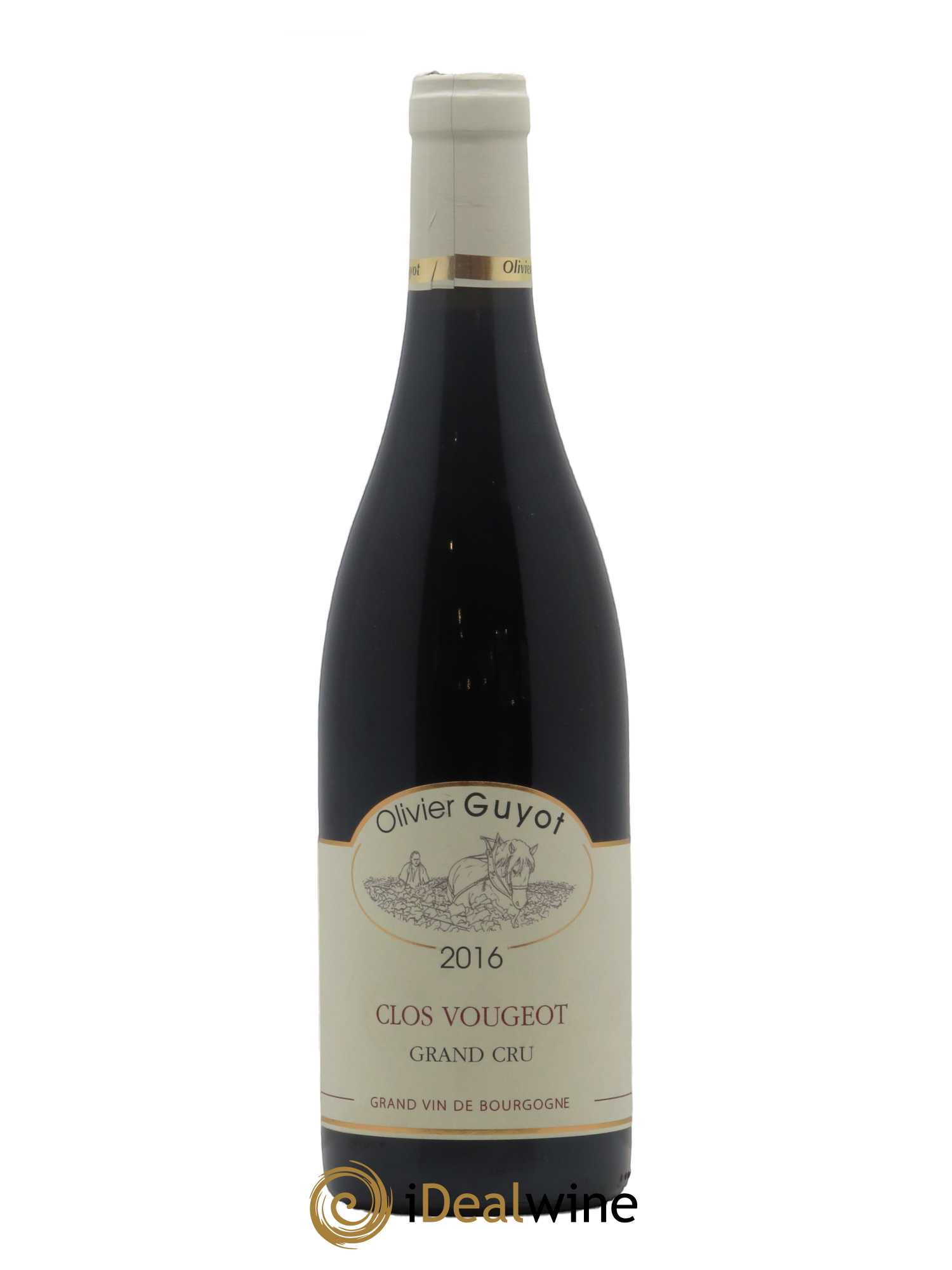 Clos de Vougeot Grand Cru Olivier Guyot (Domaine de) 2016 - Lot de 1 bouteille - 0