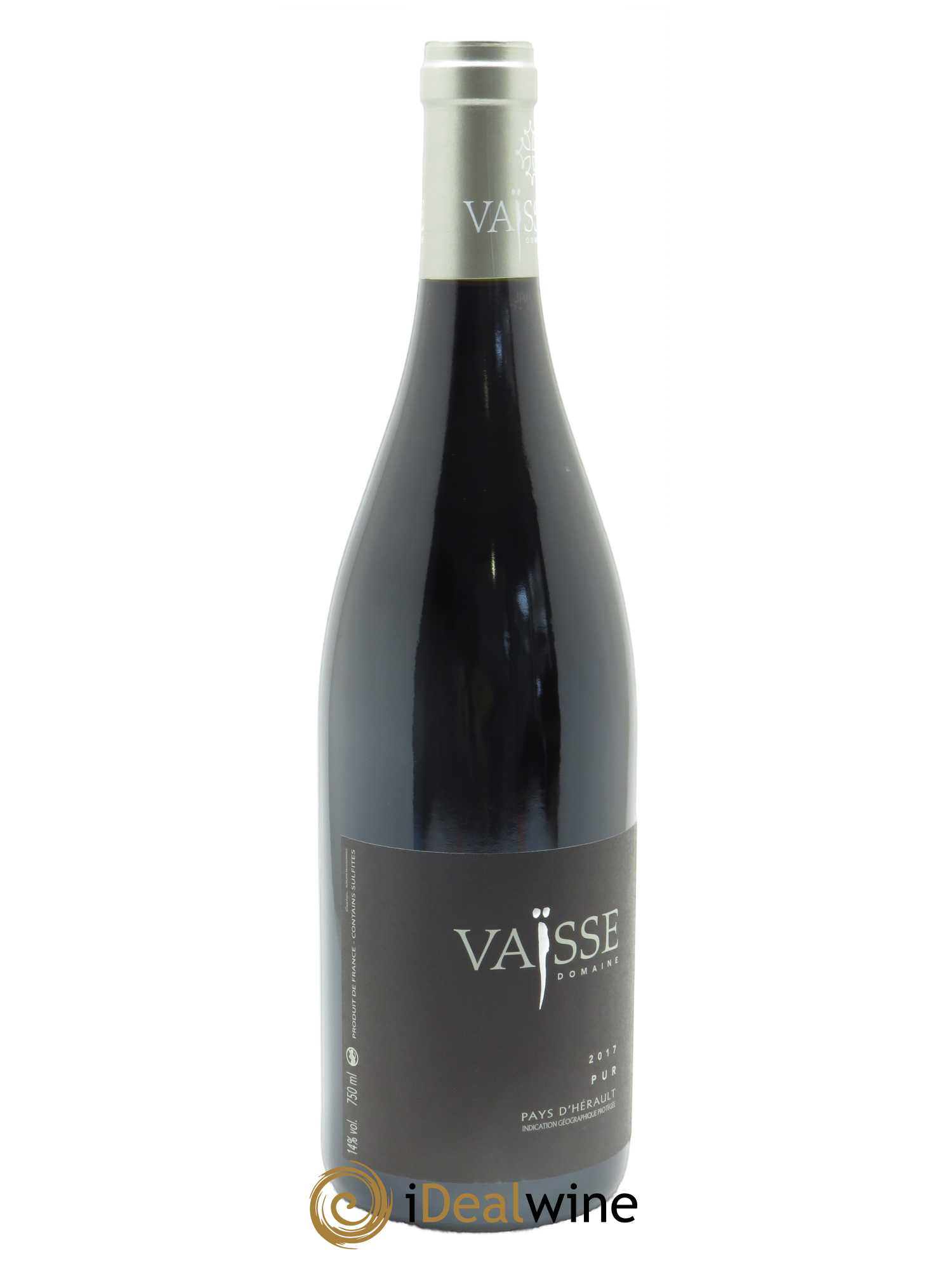 Pays d'Hérault Pur Vaisse (Domaine) 2017 - Lot de 1 bouteille - 1