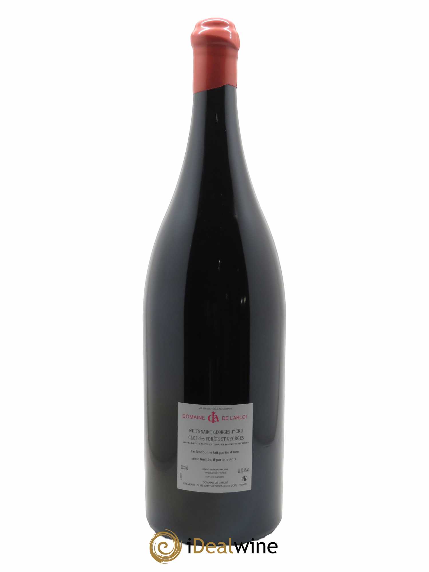 Nuits-Saint-Georges 1er Cru Clos des Forêts Saint-Georges Domaine de l'Arlot 2011 - Lot de 1 double magnum - 2