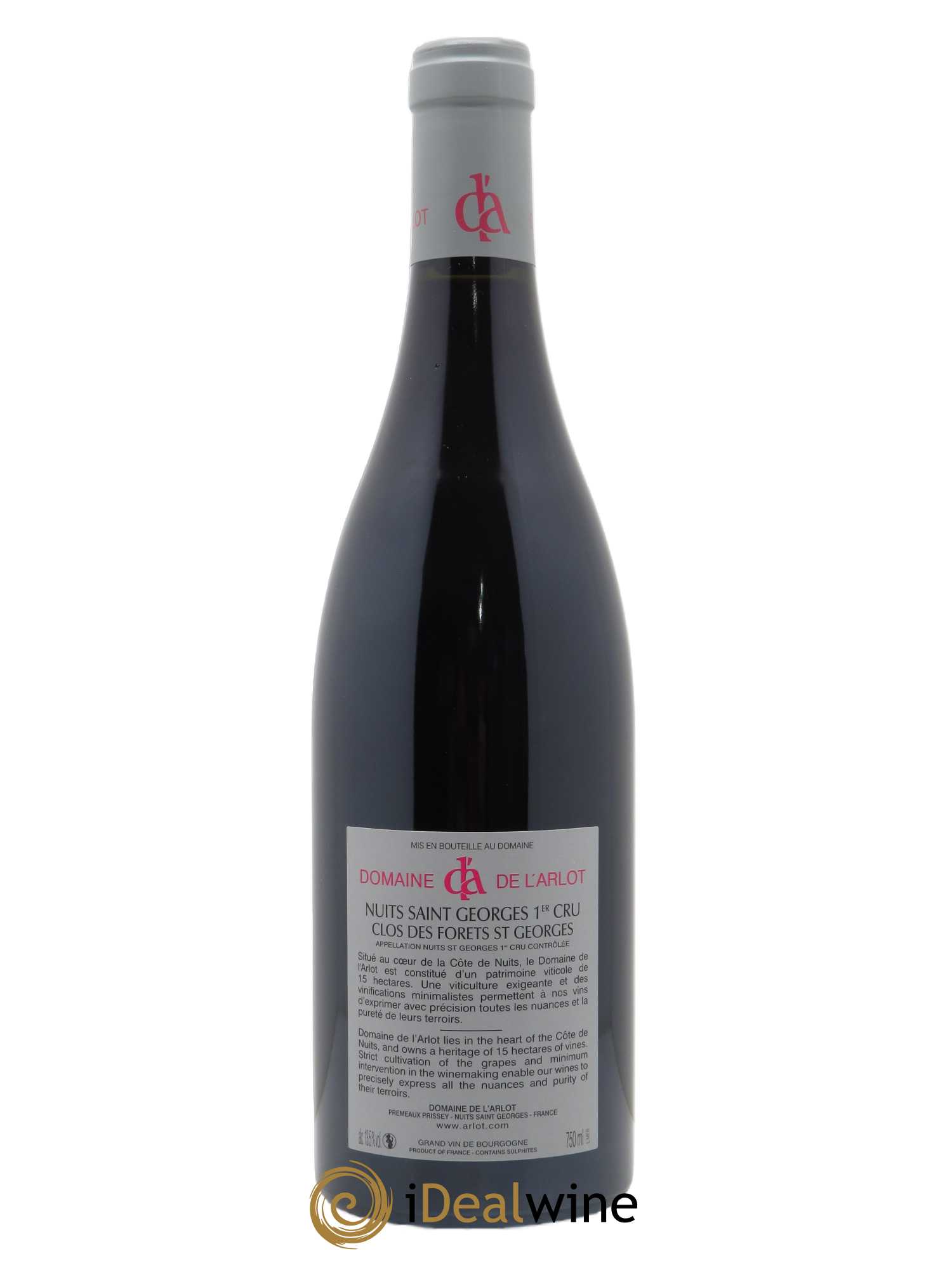 Nuits-Saint-Georges 1er Cru Clos des Forêts Saint-Georges Domaine de l'Arlot 2017 - Lot de 1 bouteille - 1