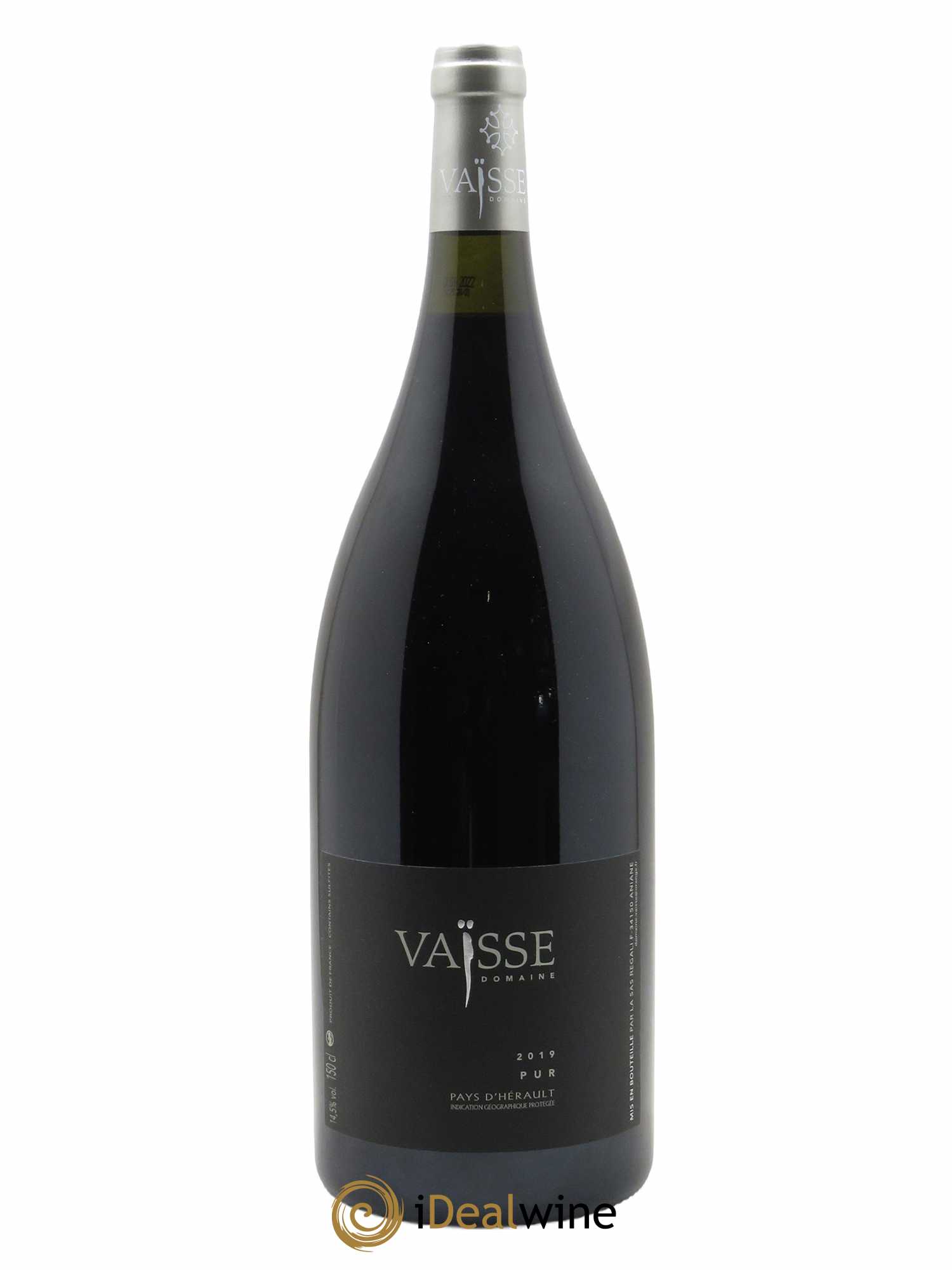 Pays d'Hérault Pur Vaisse (Domaine) 2019 - Lot de 1 magnum - 0
