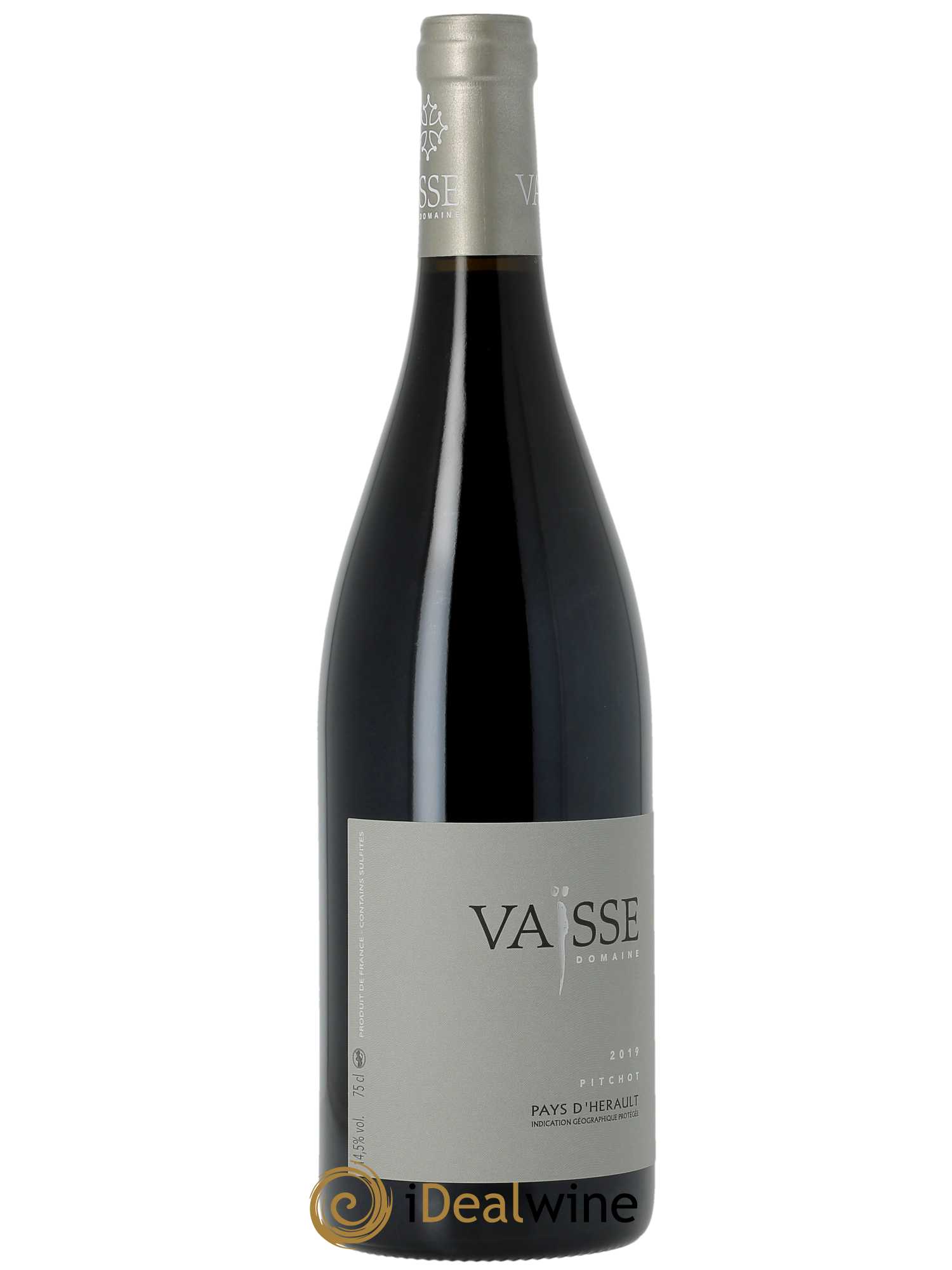 IGP Pays de l'Hérault Pitchot Vaisse (Domaine) 2019 - Lot de 1 bouteille - 1