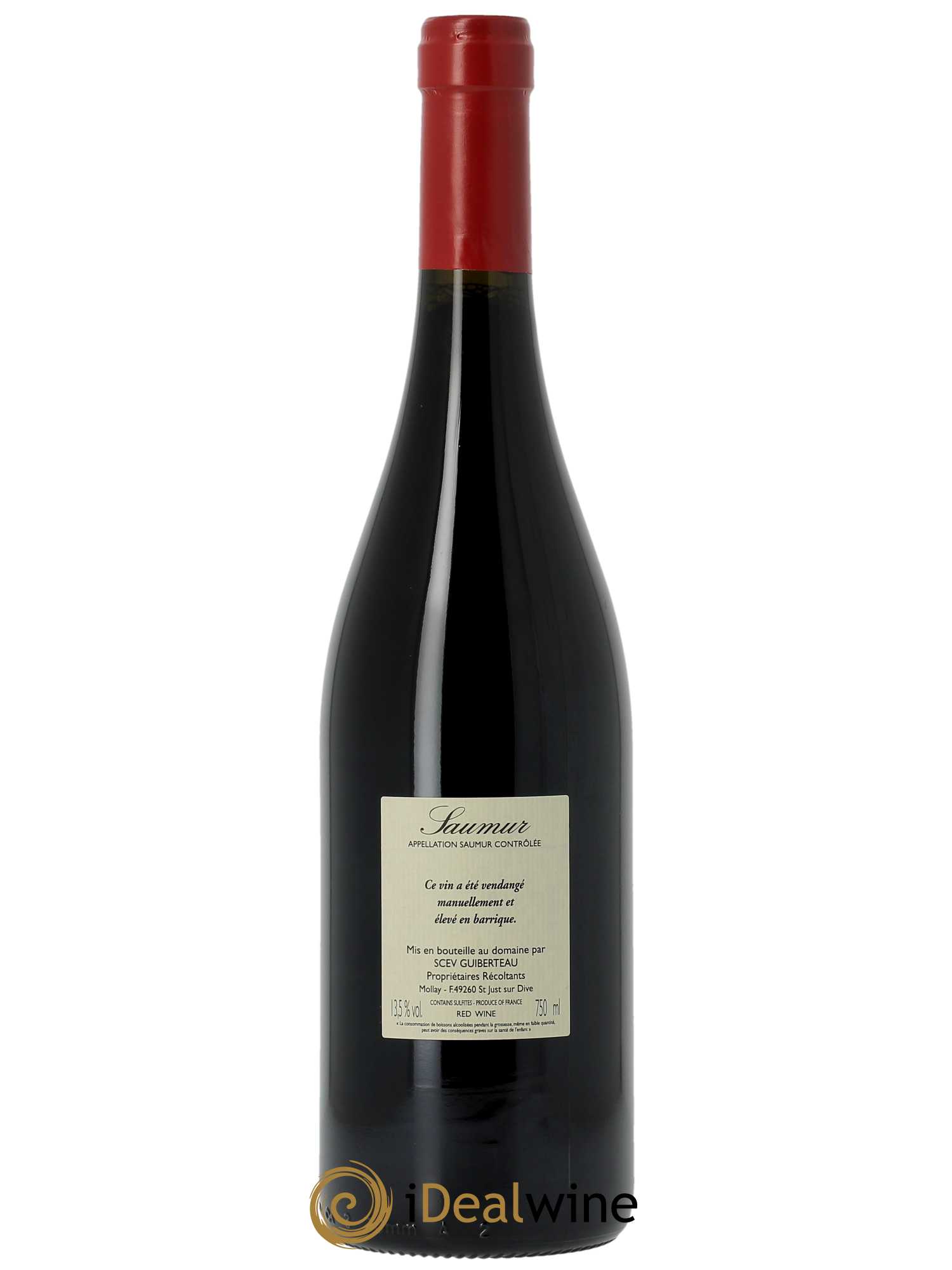 Saumur Les Chapaudaises Domaine Guiberteau 2019 - Lot of 1 bottle - 1