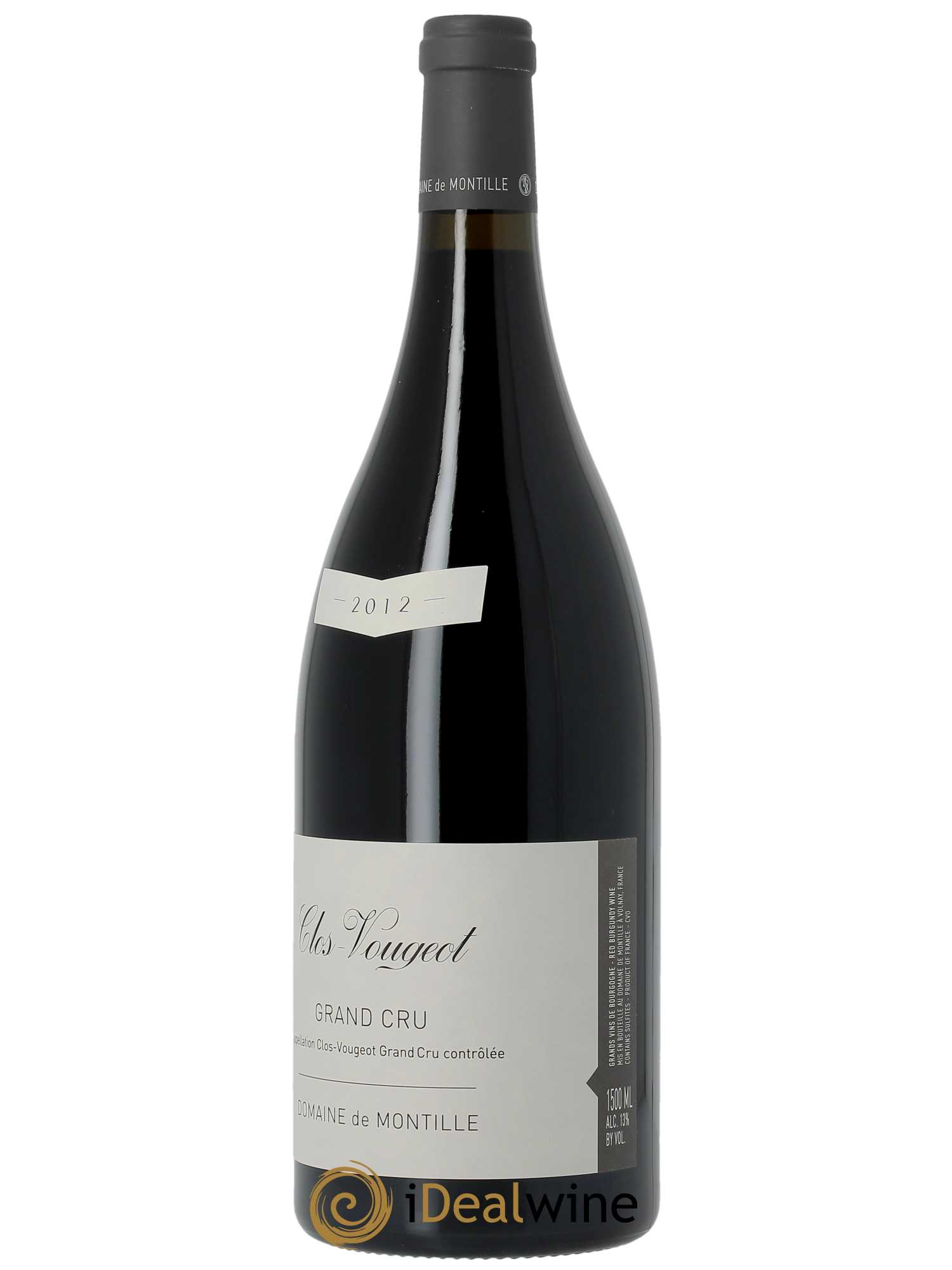 Clos de Vougeot Grand Cru De Montille (Domaine) 2012 - Lot de 1 magnum - 1