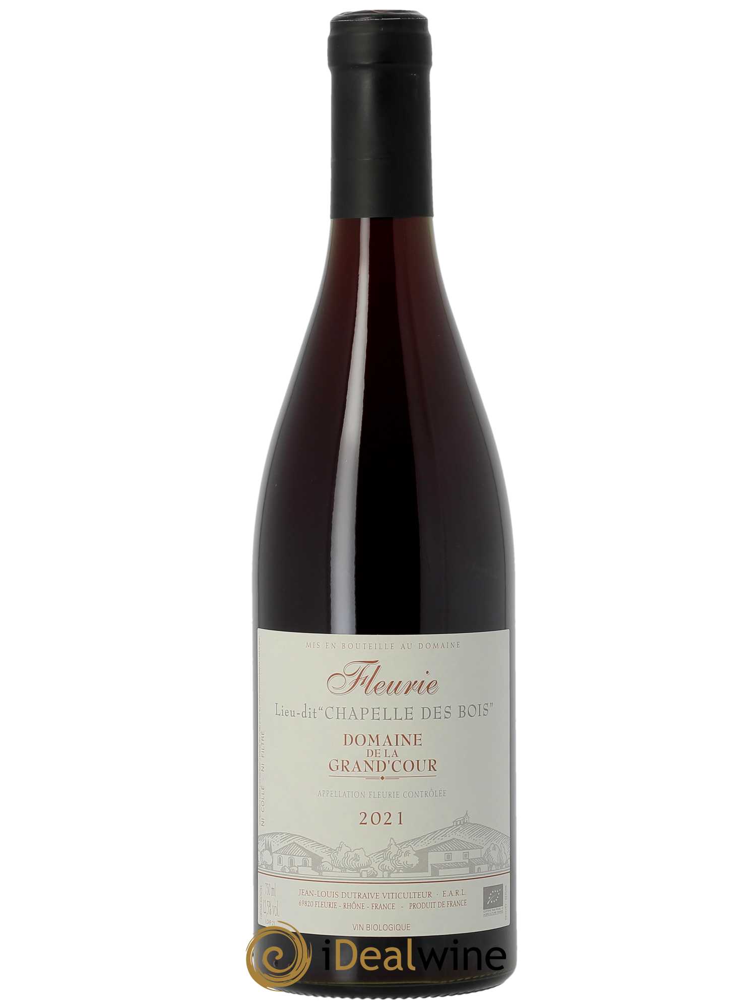 Fleurie Chapelle des bois Grand'cour (Domaine de la) - Jean-Louis Dutraive 2021 - Lot de 1 bouteille - 0