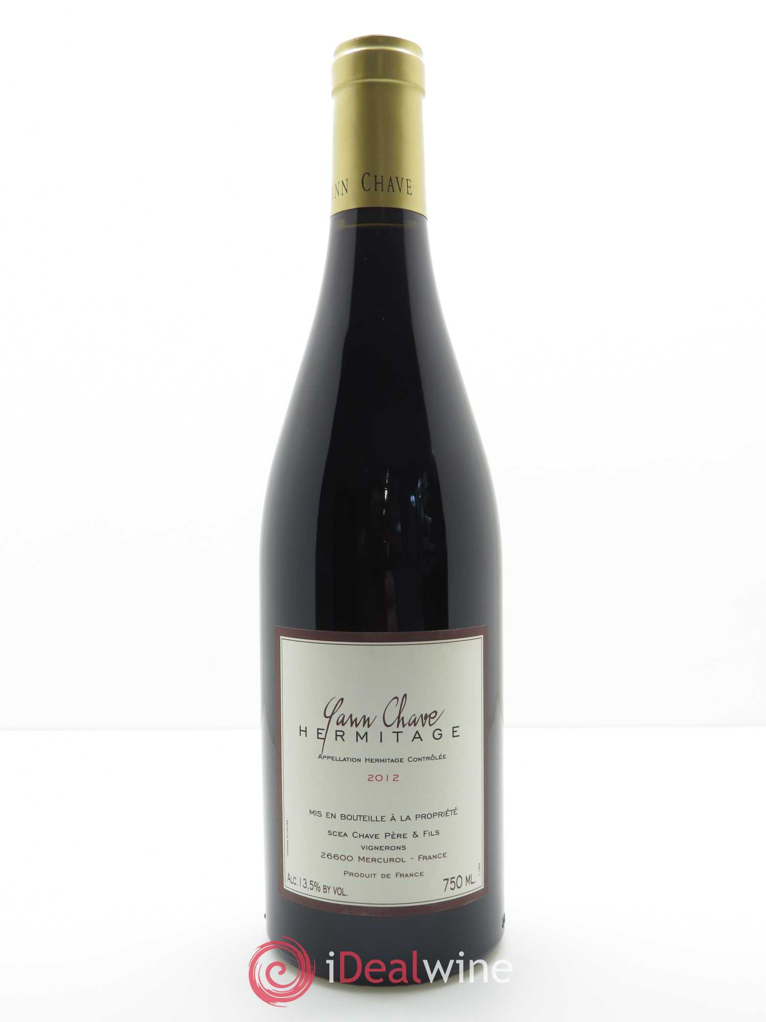 Hermitage Yann Chave 2012 - Lot de 1 bouteille - 0