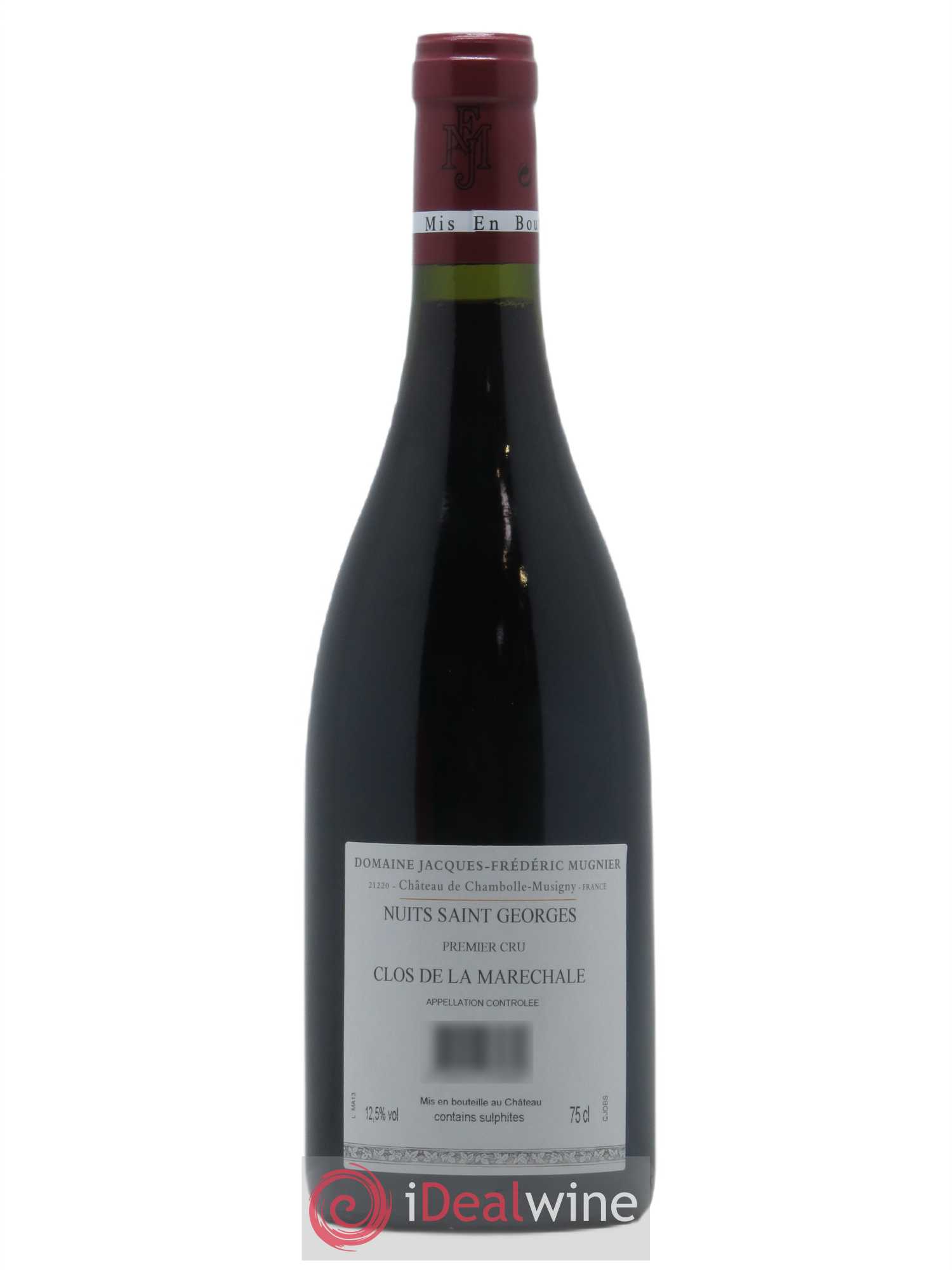 Nuits-Saint-Georges 1er Cru Clos de La Maréchale Jacques-Frédéric Mugnier 2013 - Lot de 1 bouteille - 1