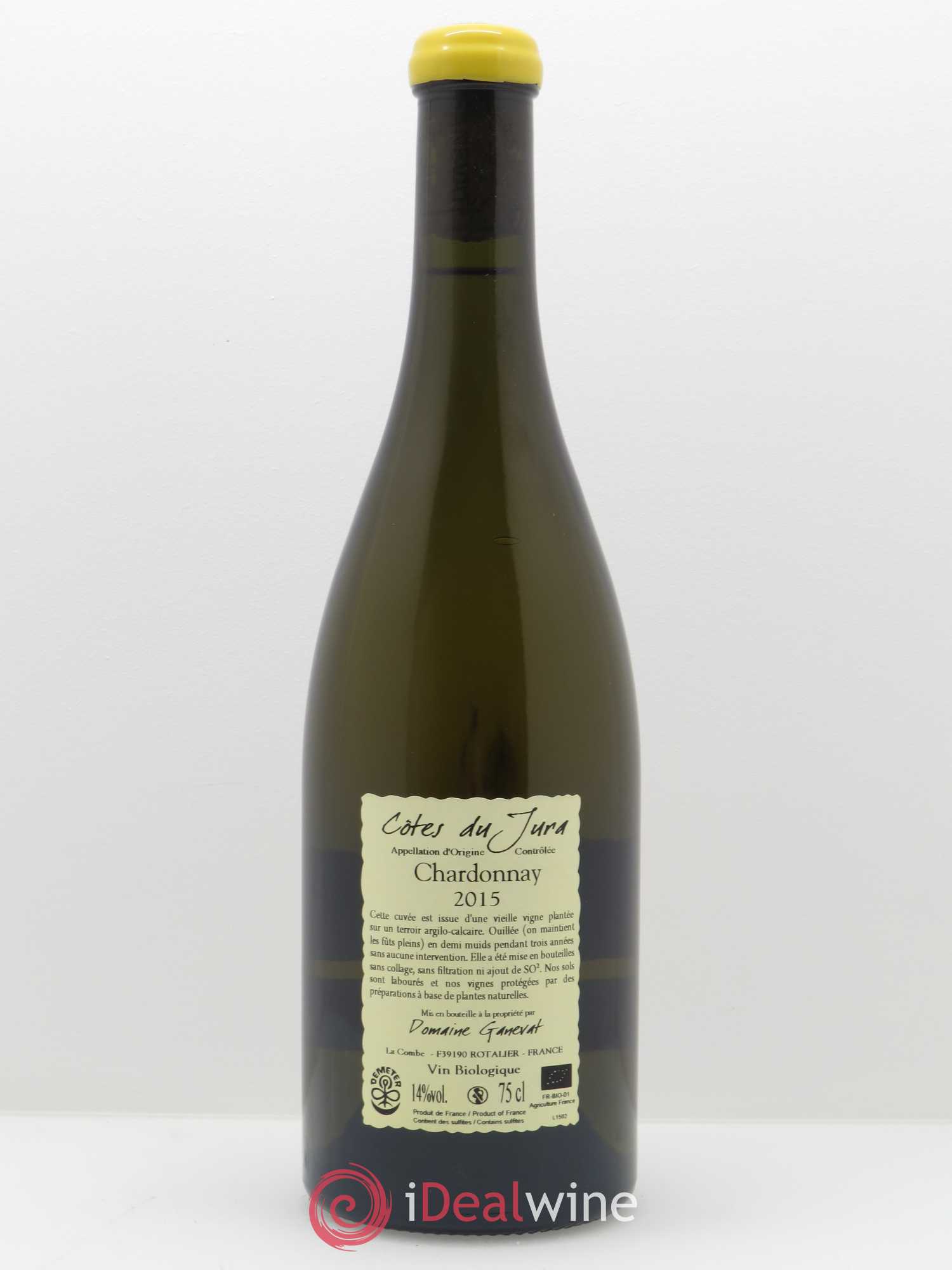 Côtes du Jura Les Chamois du Paradis Jean-François Ganevat (Domaine) 2015 - Lot de 1 bouteille - 1
