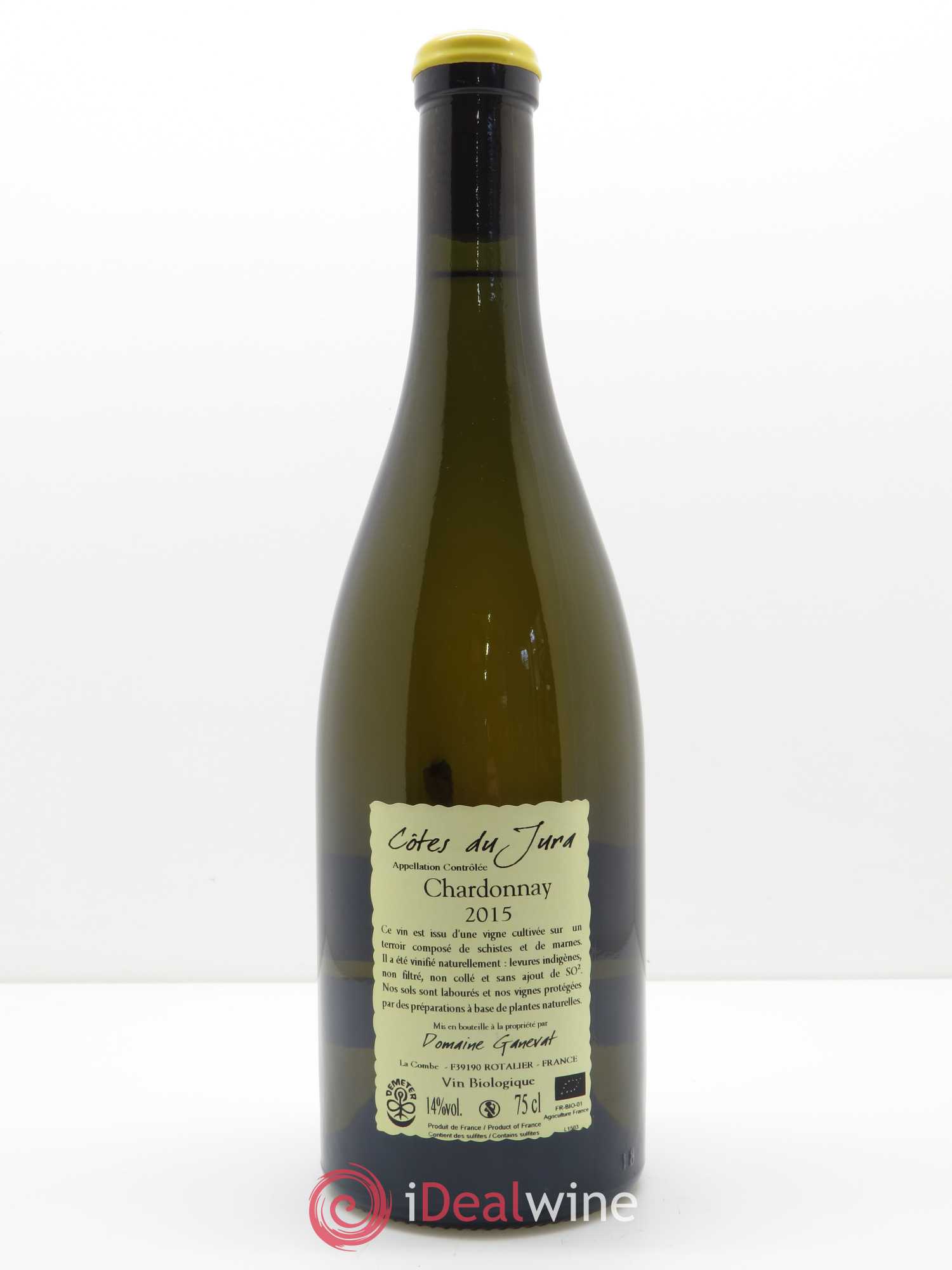 Côtes du Jura Grusse en Billat Jean-François Ganevat (Domaine) 2015 - Lot de 1 bouteille - 1
