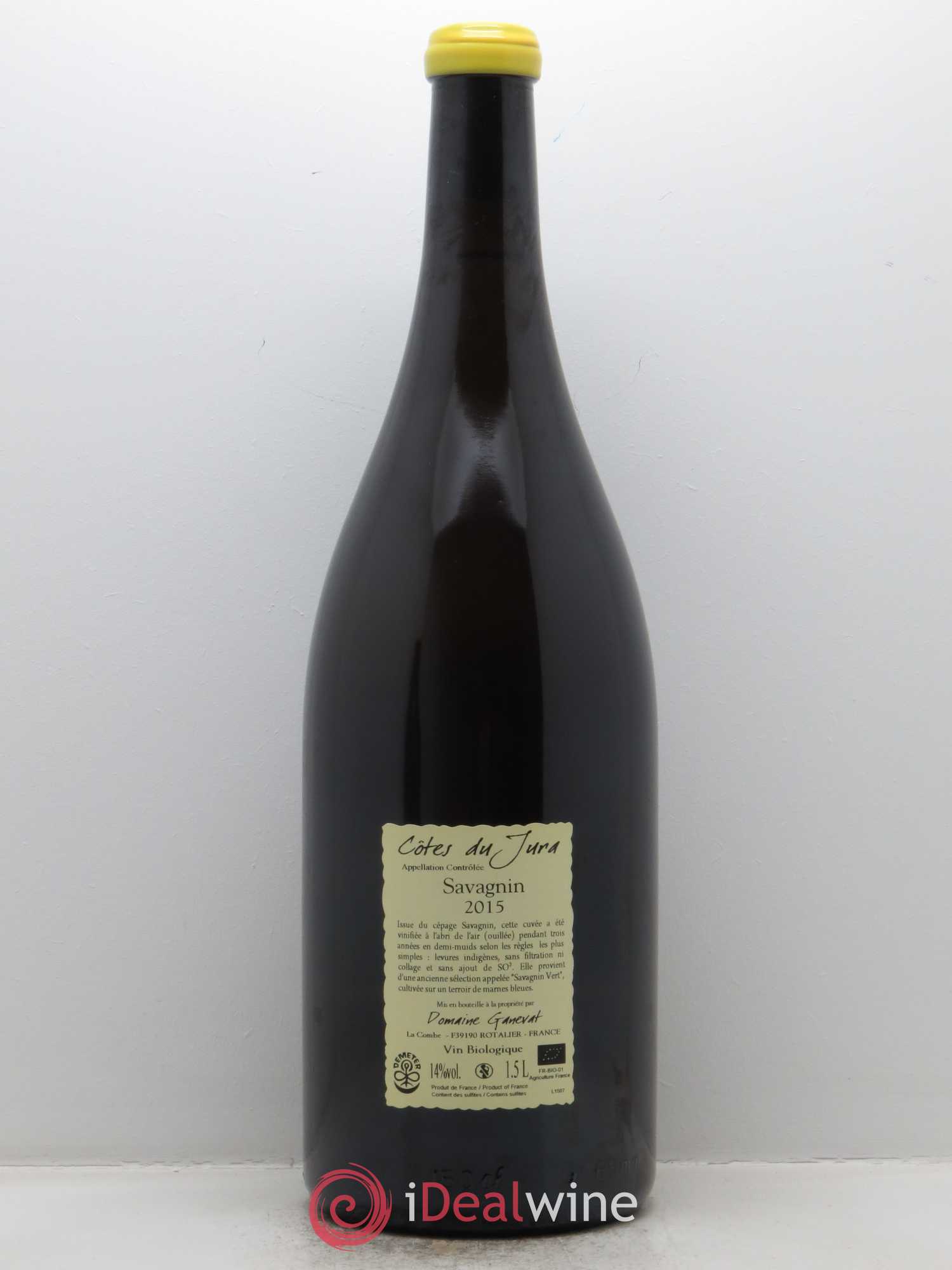 Côtes du Jura Les Chalasses Marnes Bleues Jean-François Ganevat (Domaine) 2015 - Lot de 1 magnum - 1