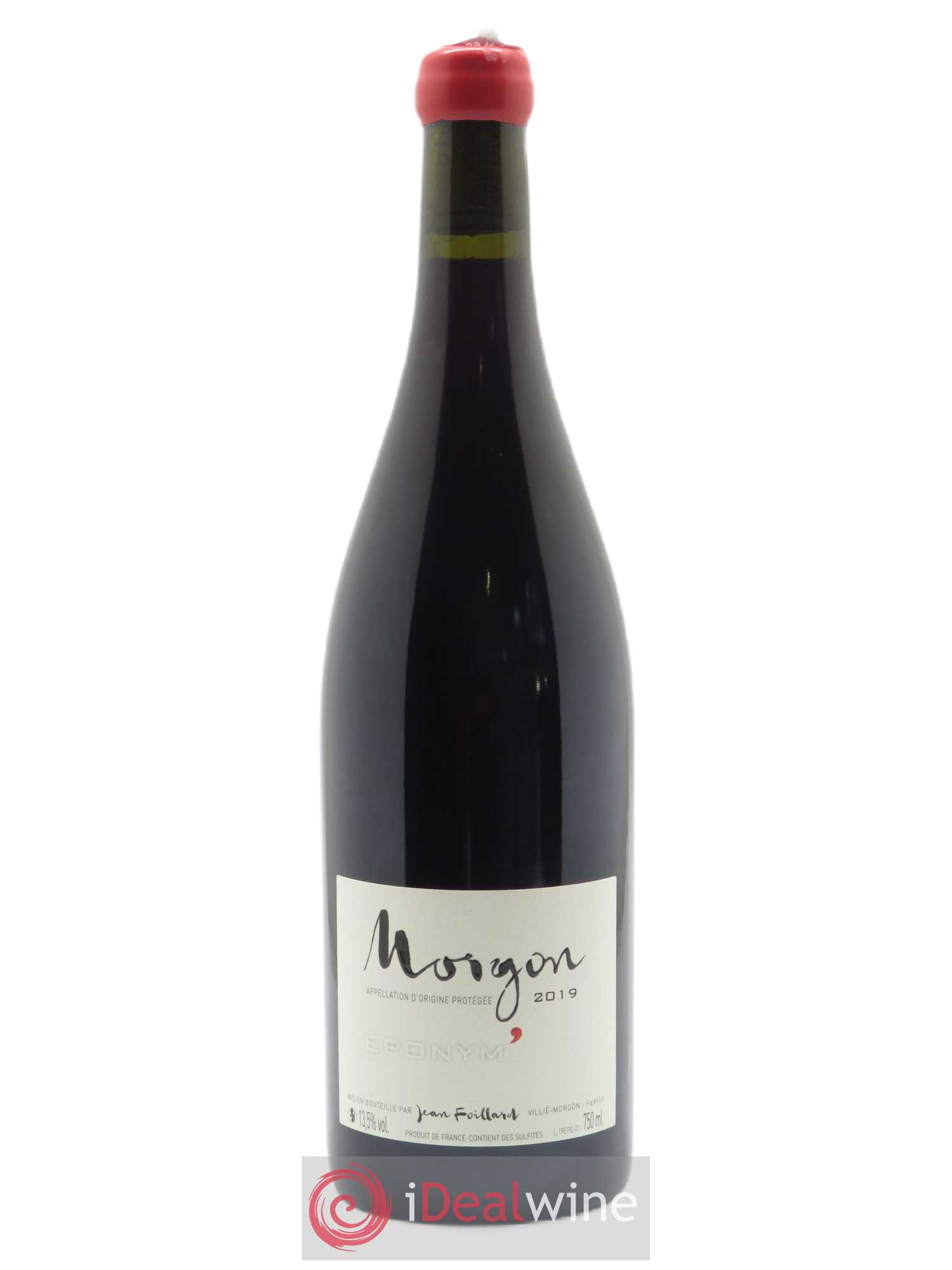 Morgon Eponym' Jean Foillard 2019 - Lot de 1 bouteille - 0