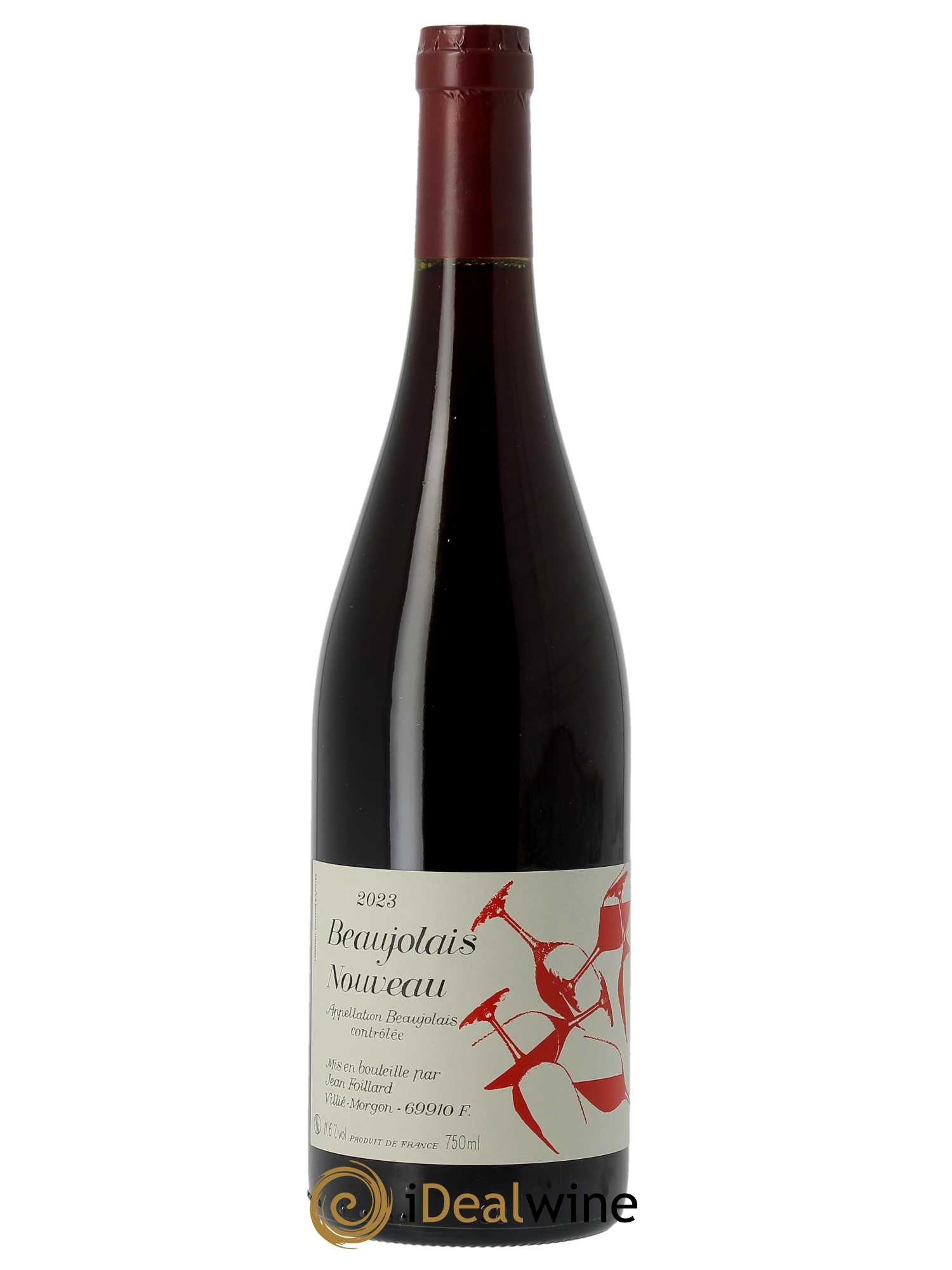 Beaujolais Nouveau Jean Foillard 2023 - Posten von 1 Flasche - 0