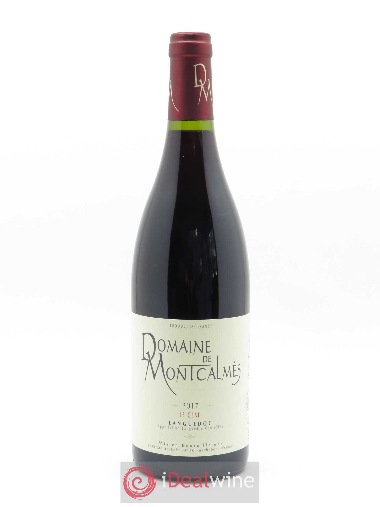 Coteaux du Languedoc - Le Geai Domaine de Montcalmès Frédéric Pourtalié 2017 - Lot de 1 bouteille - 0