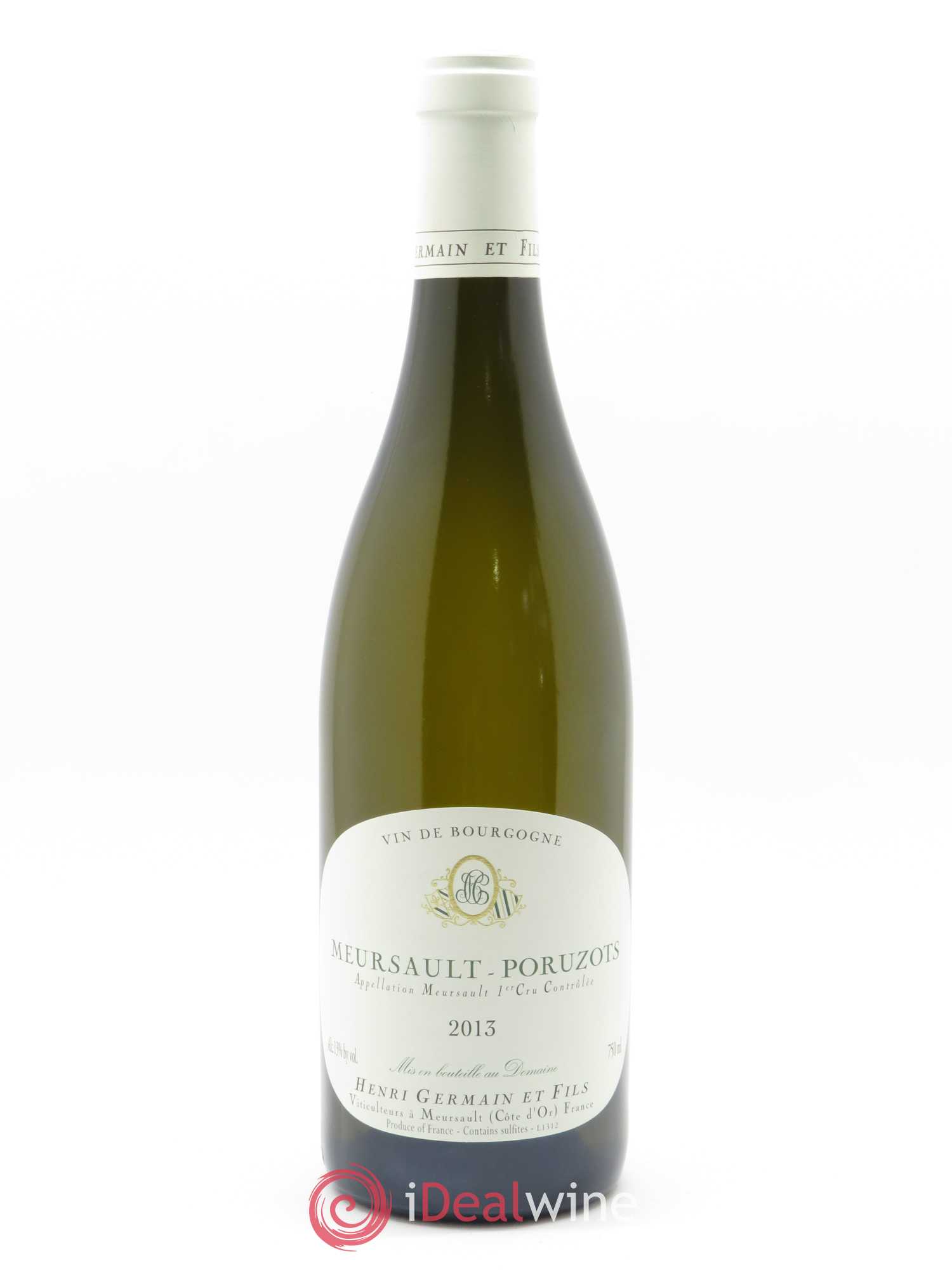 Meursault 1er Cru Poruzots Henri Germain 2013 - Lot de 1 bouteille - 0