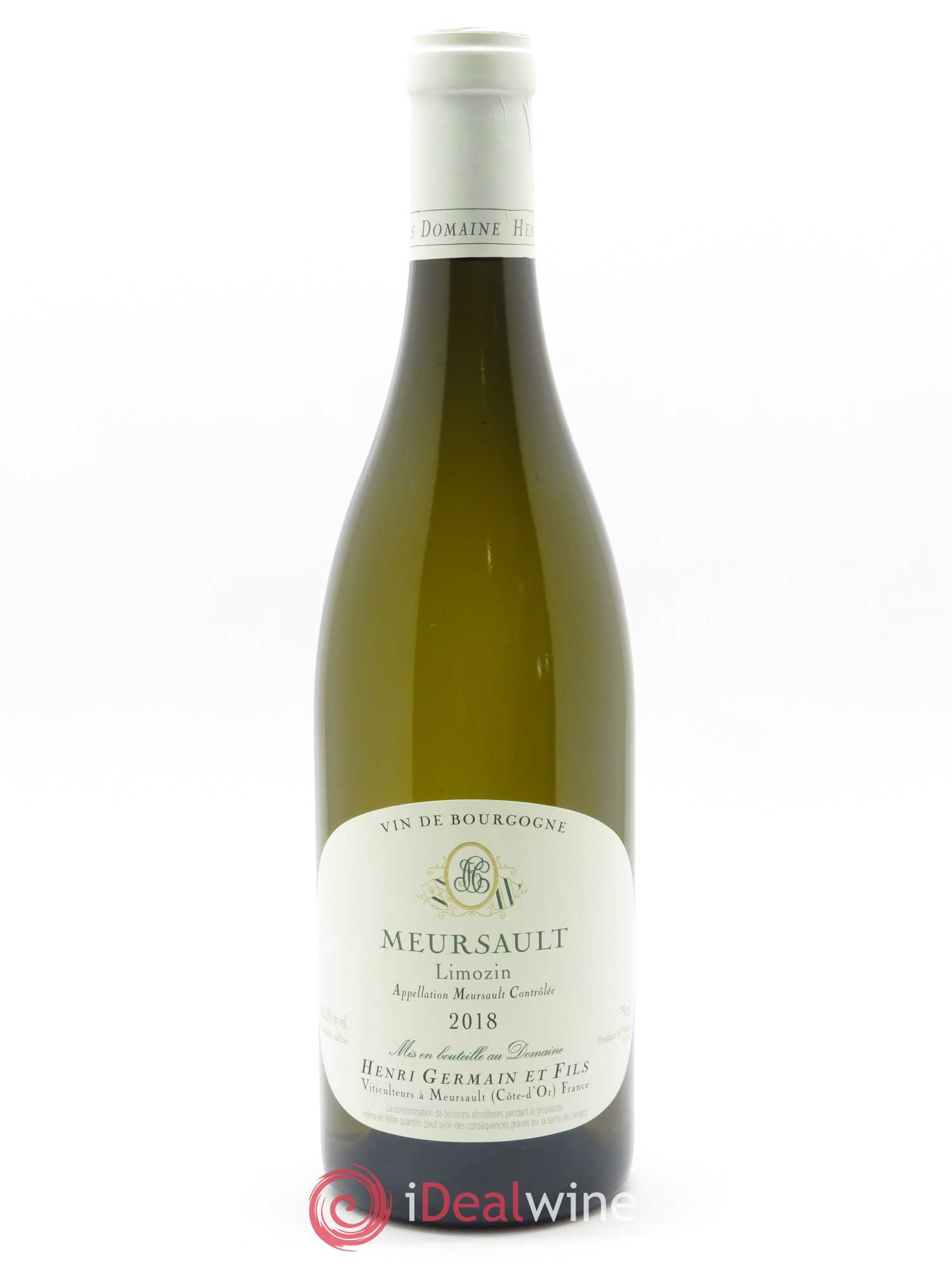 Meursault Limozin Henri Germain 2018 - Lot de 1 bouteille - 0
