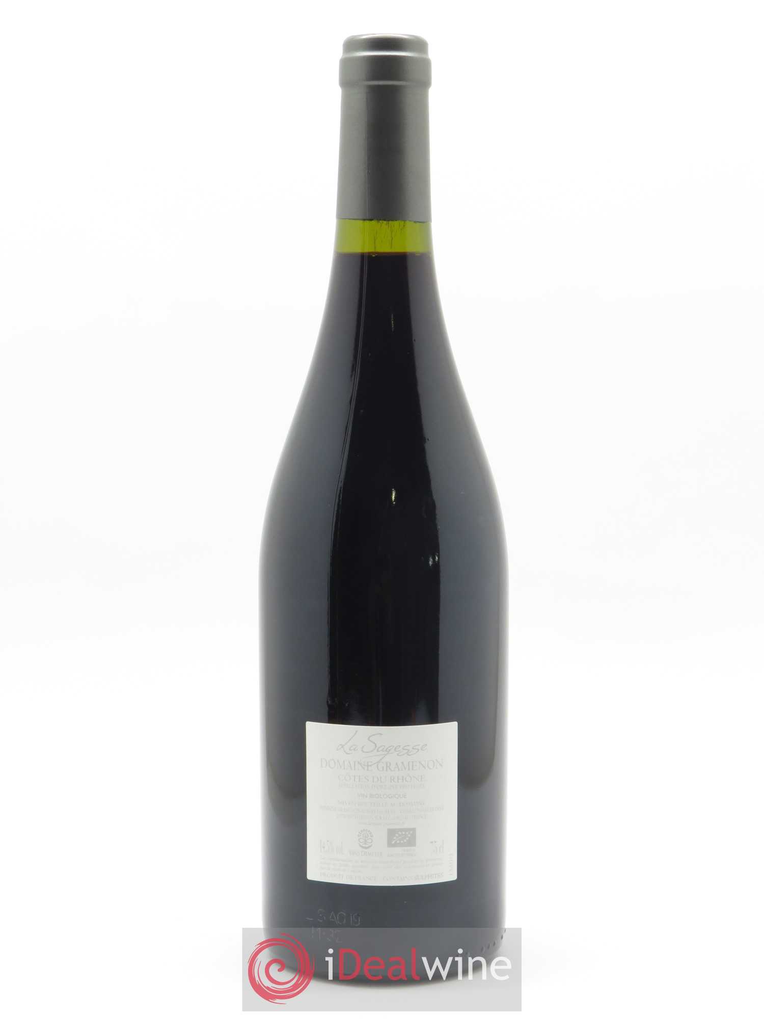 Côtes-du-Rhône La Sagesse Gramenon (Domaine) 2019 - Lot de 1 bouteille - 1